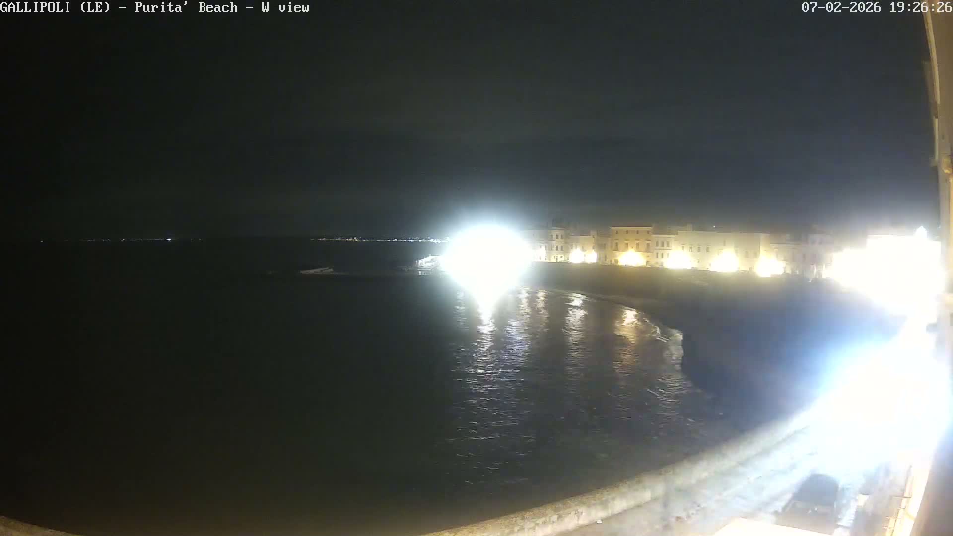 Gallipoli, Purita Beach Live Cam -  Apulia, Italy