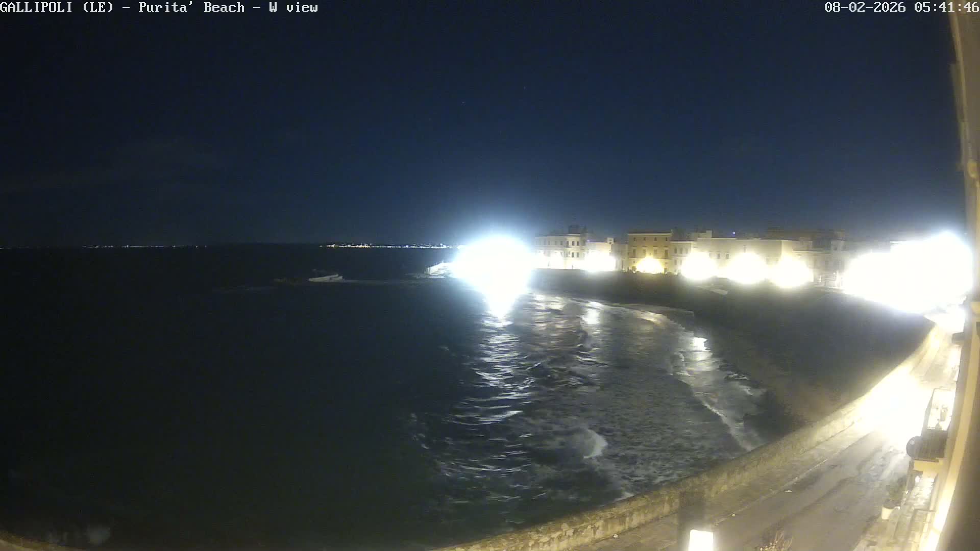 Gallipoli, Purita Beach Live Cam -  Apulia, Italy