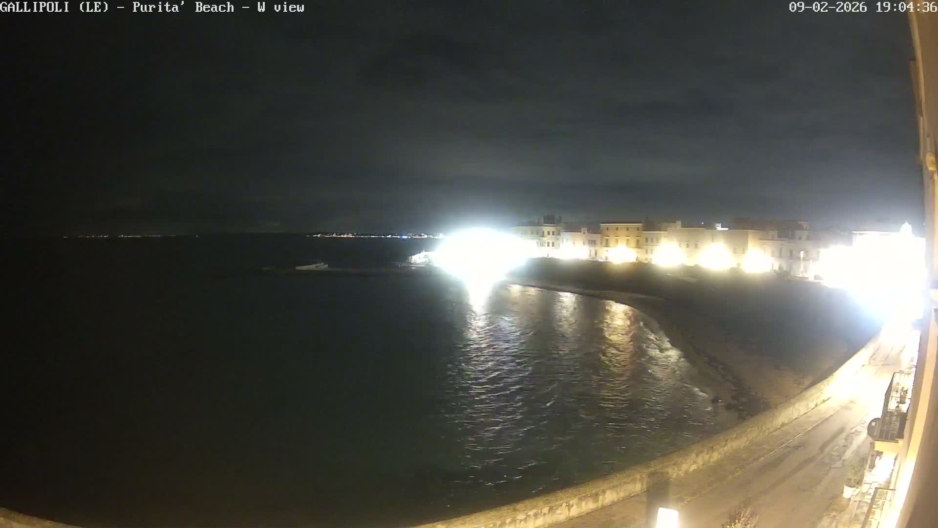 Gallipoli, Purita Beach Live Cam -  Apulia, Italy