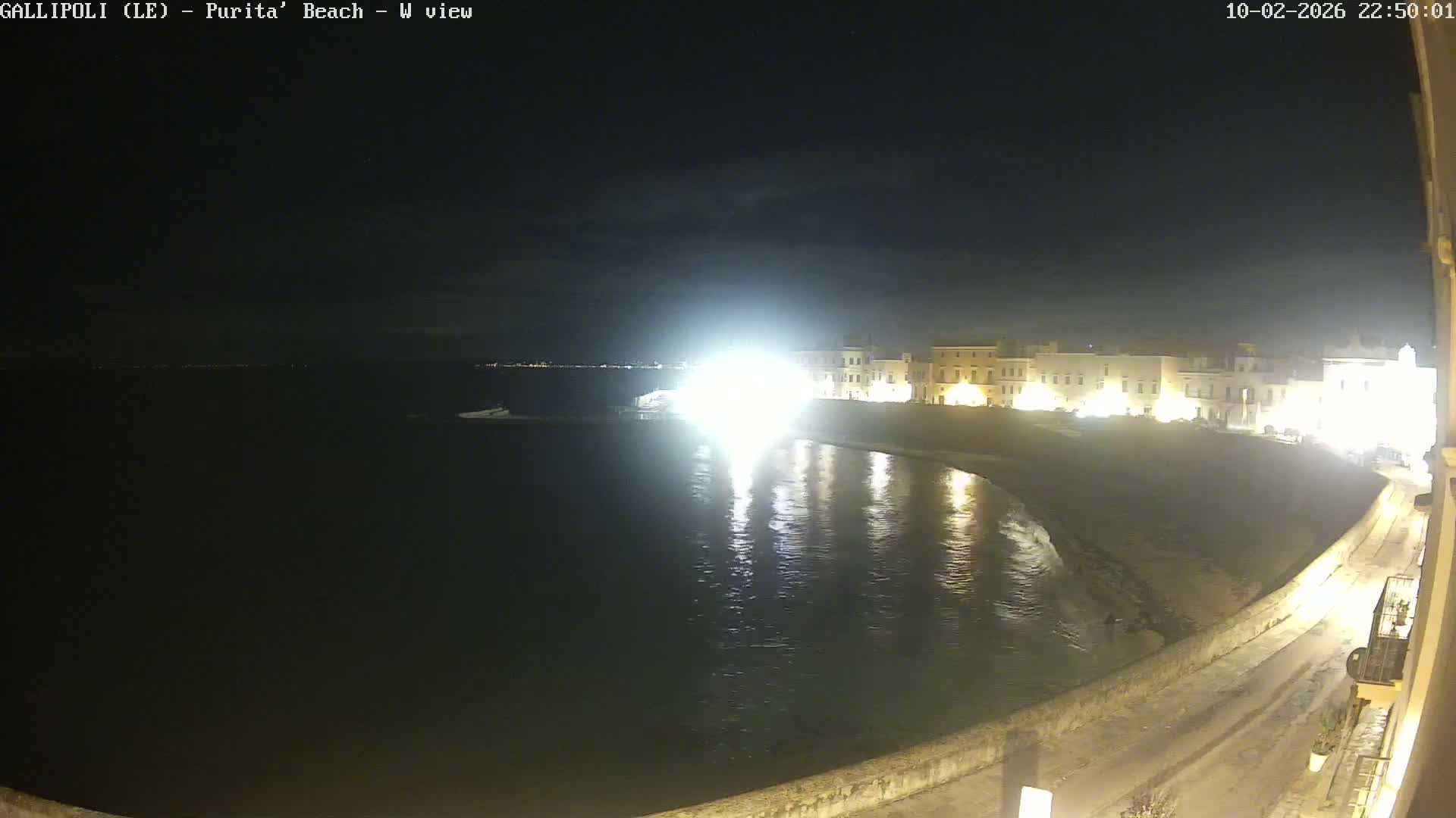 Gallipoli, Purita Beach Live Cam -  Apulia, Italy
