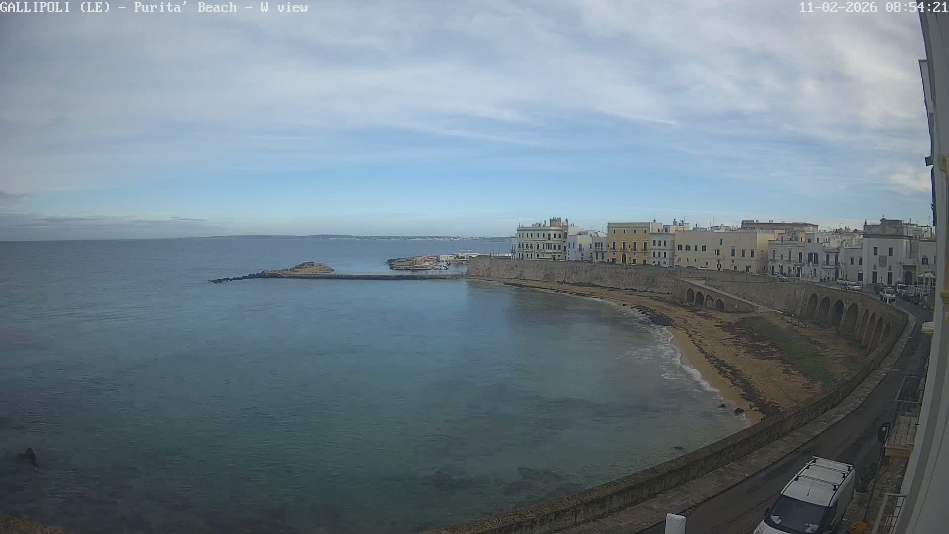 Gallipoli, Purita Beach Live Cam -  Apulia, Italy