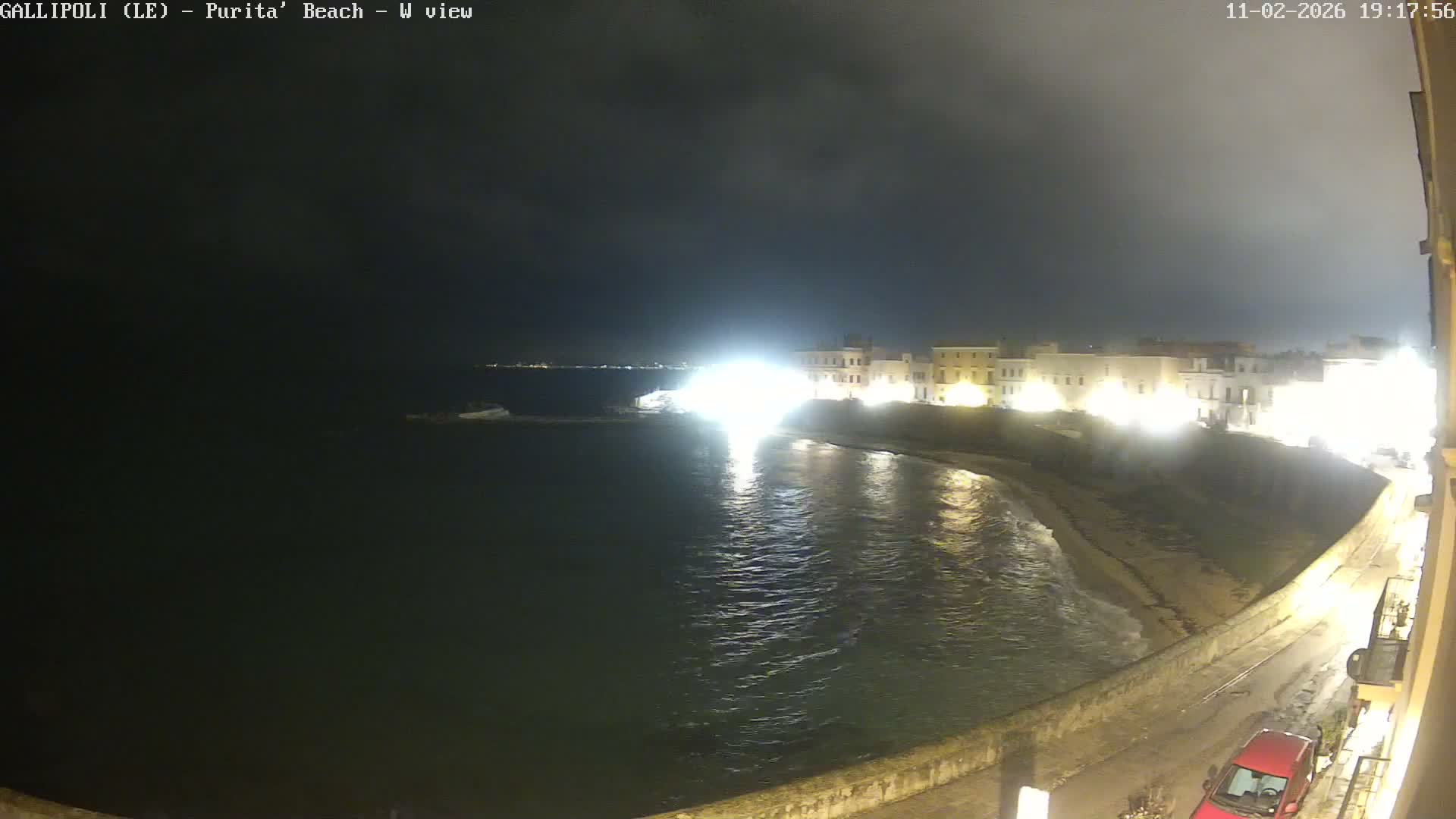 Gallipoli, Purita Beach Live Cam -  Apulia, Italy