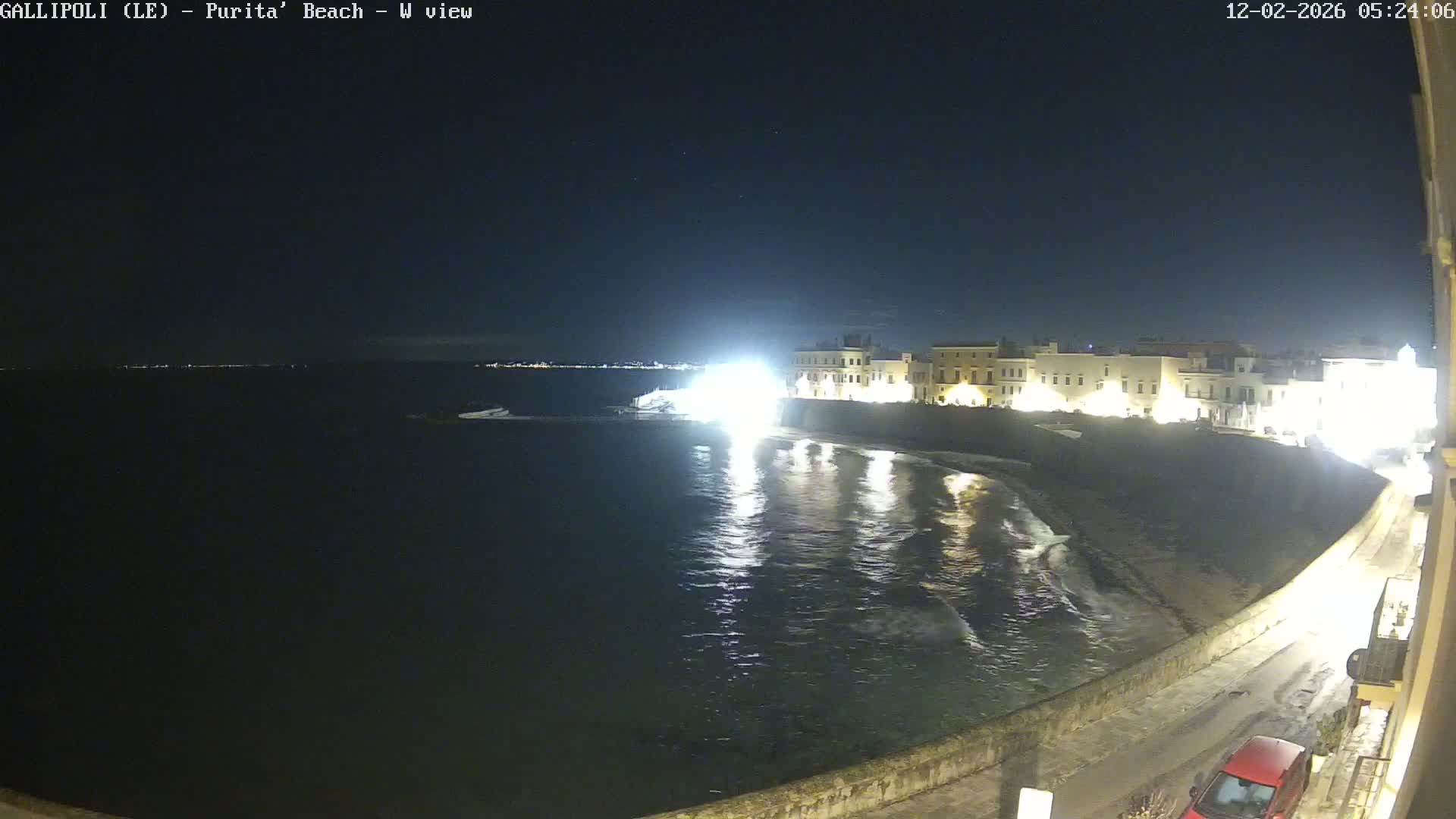 Gallipoli, Purita Beach Live Cam -  Apulia, Italy