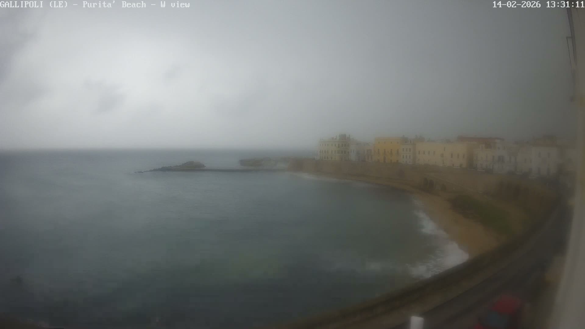 Gallipoli, Purita Beach Live Cam -  Apulia, Italy