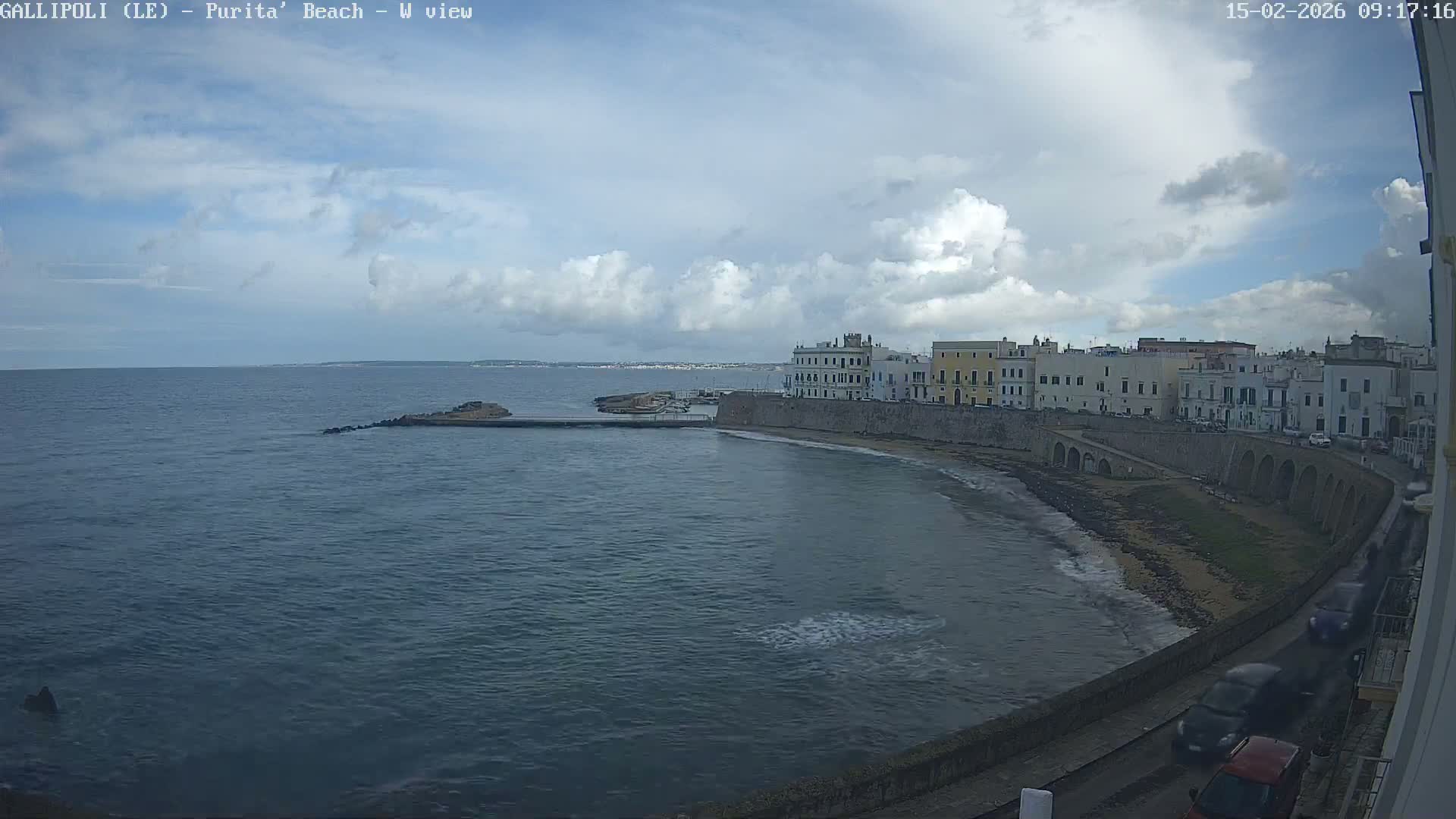 Gallipoli, Purita Beach Live Cam -  Apulia, Italy
