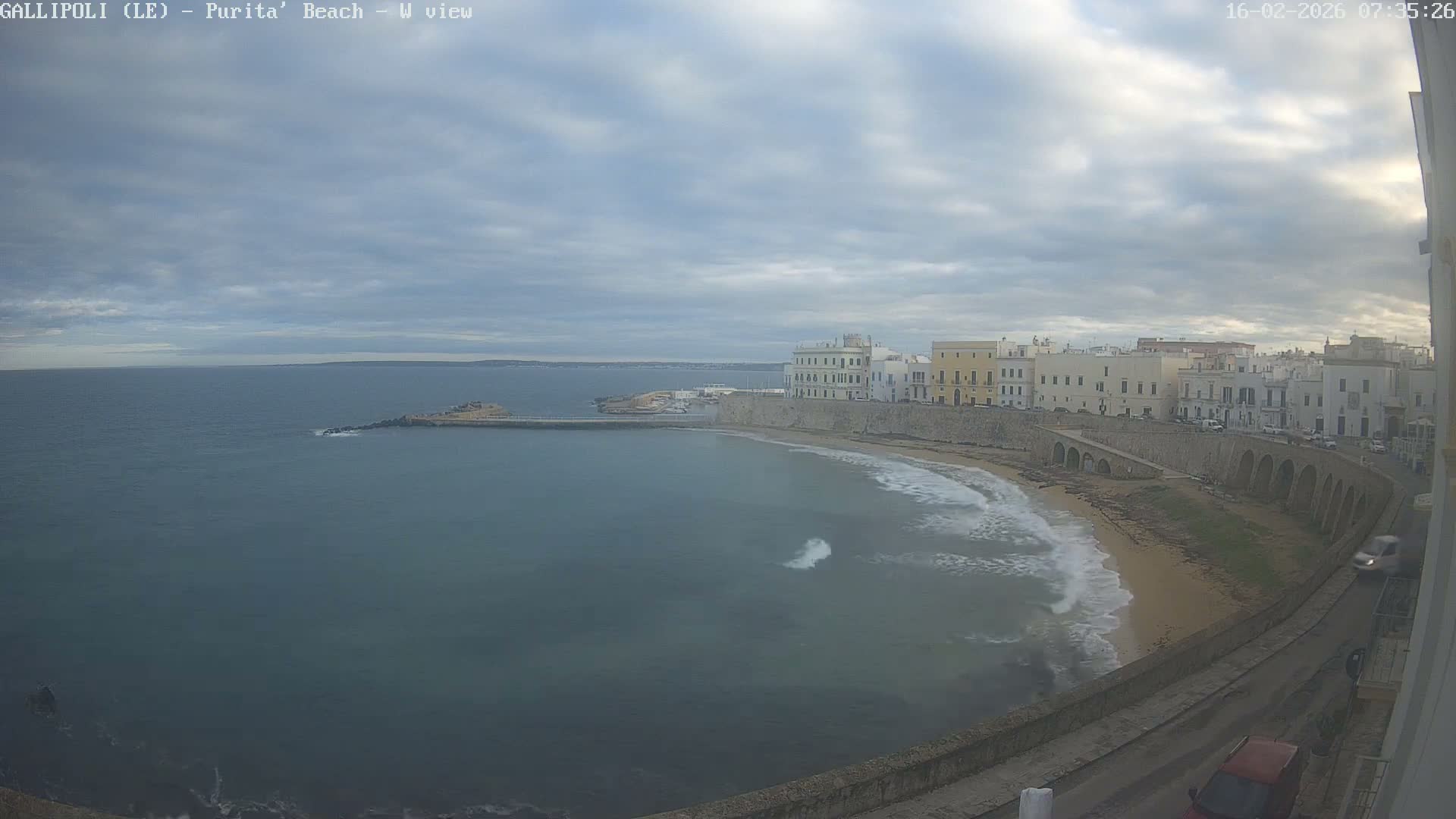 Gallipoli, Purita Beach Live Cam -  Apulia, Italy
