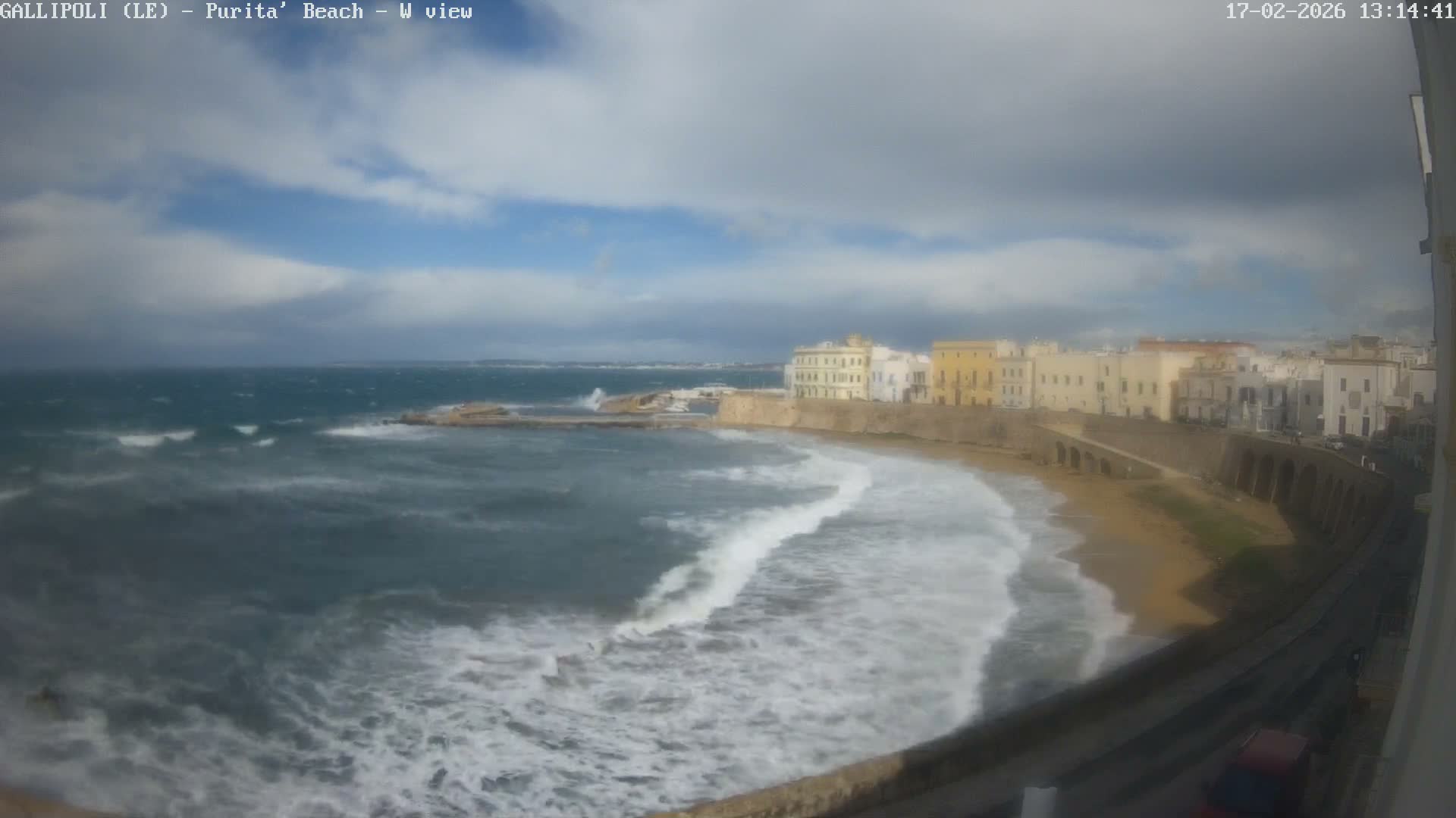 Gallipoli, Purita Beach Live Cam -  Apulia, Italy