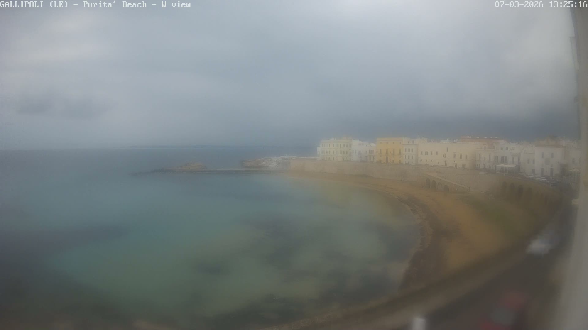 Gallipoli, Purita Beach Live Cam -  Apulia, Italy