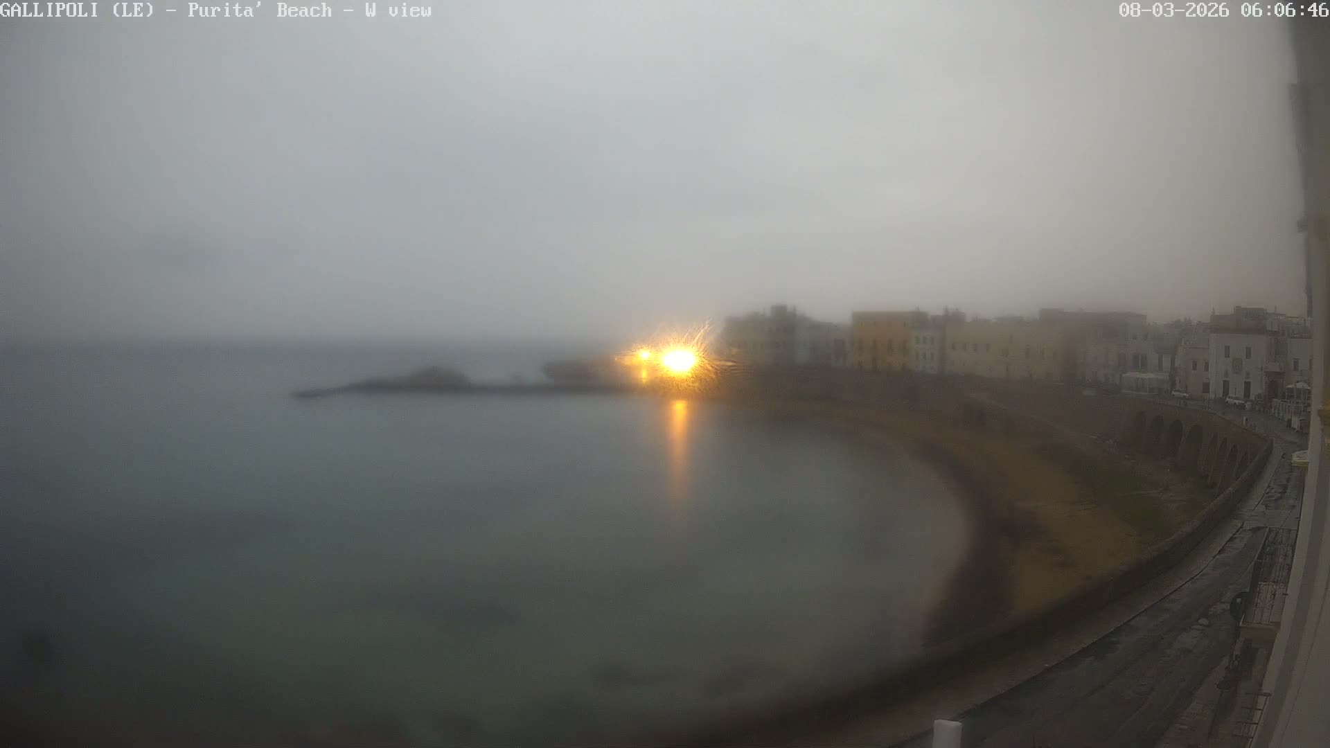 Gallipoli, Purita Beach Live Cam -  Apulia, Italy