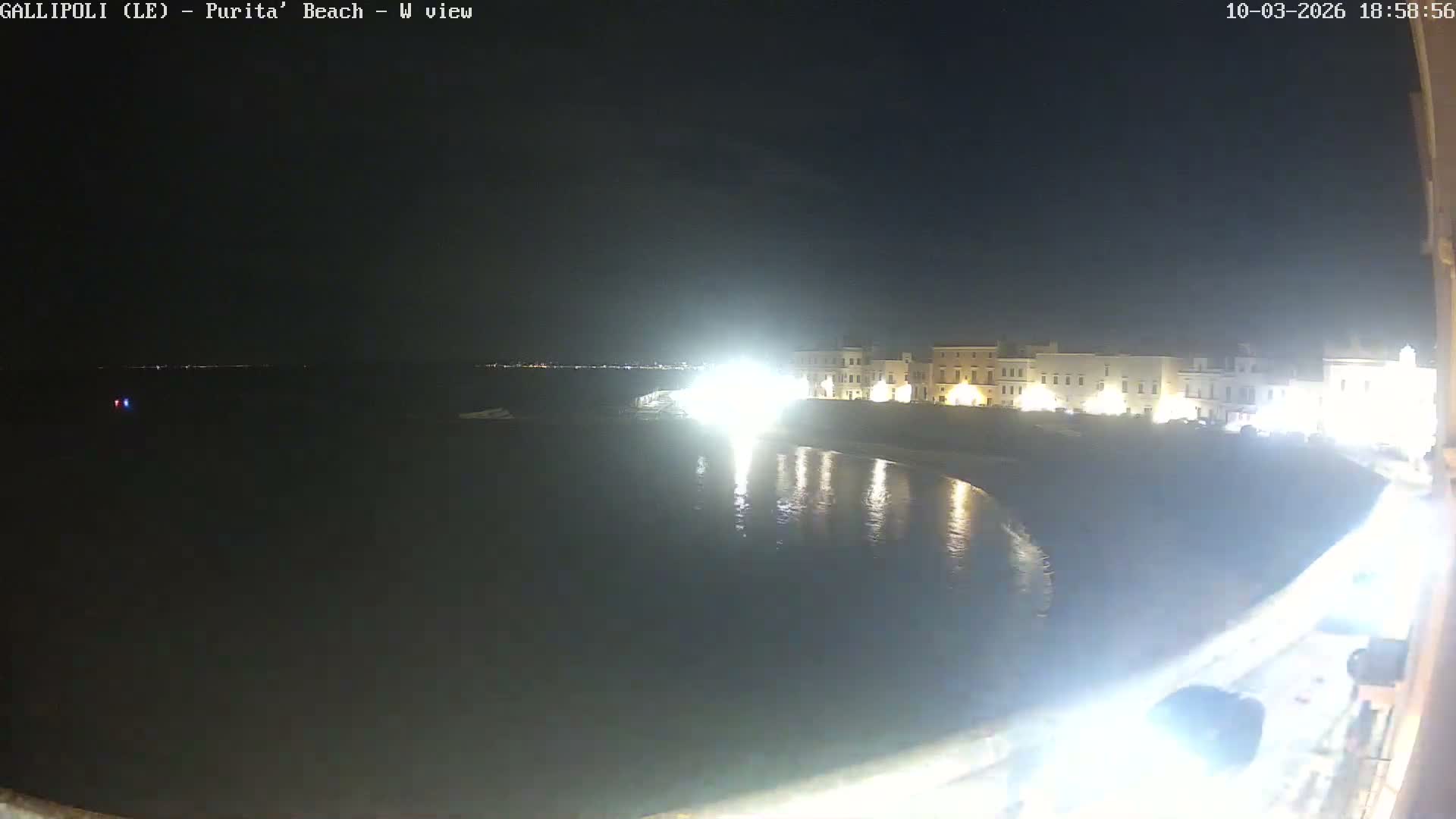 Gallipoli, Purita Beach Live Cam -  Apulia, Italy