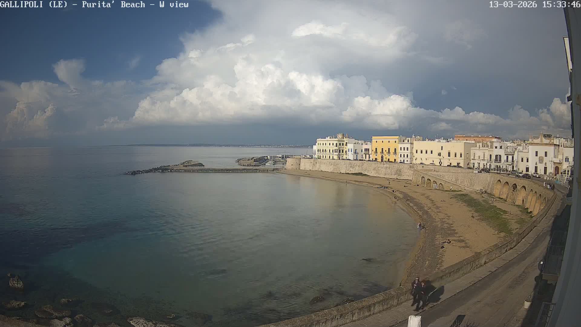 Gallipoli, Purita Beach Live Cam -  Apulia, Italy