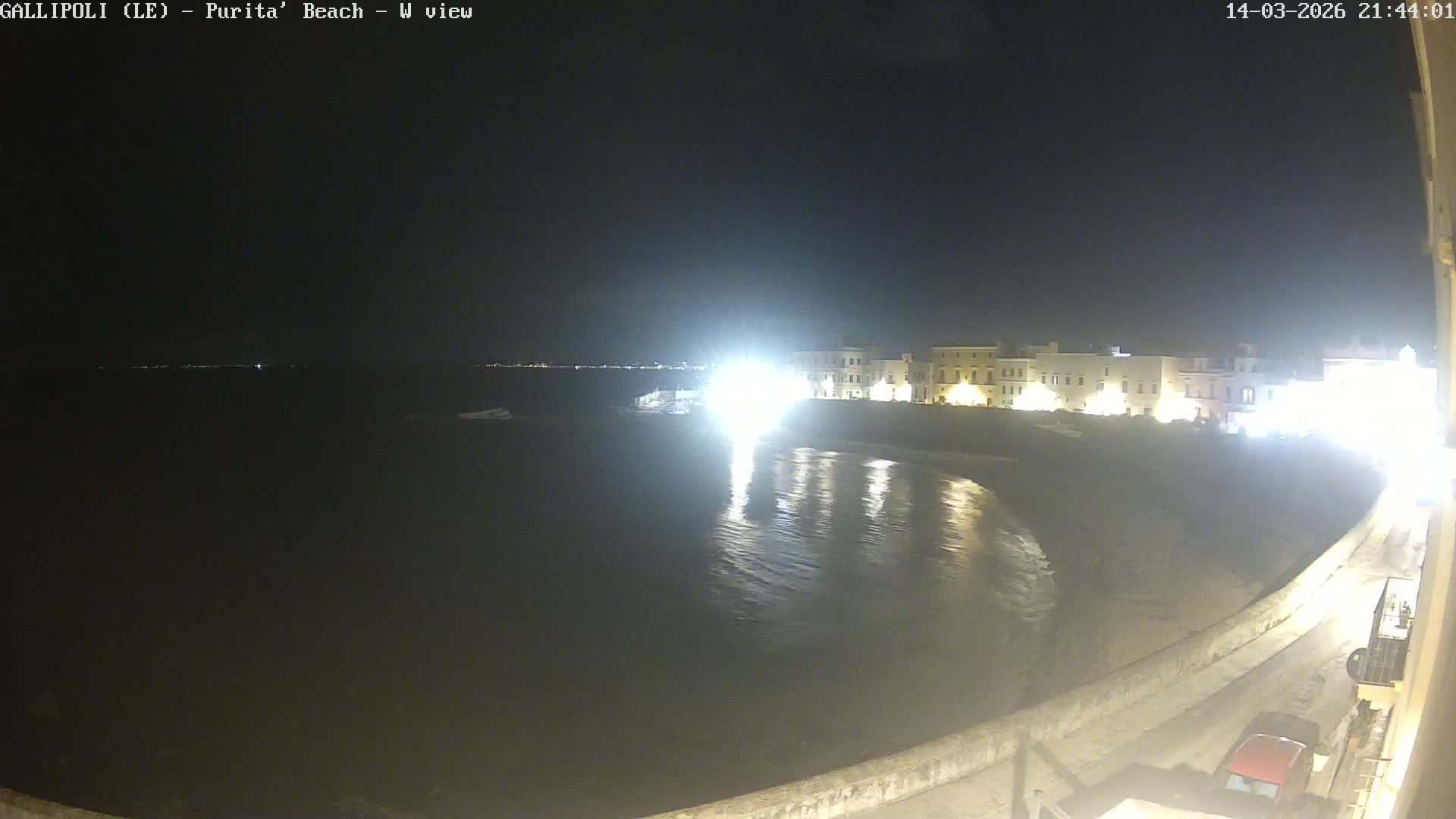 Gallipoli, Purita Beach Live Cam -  Apulia, Italy