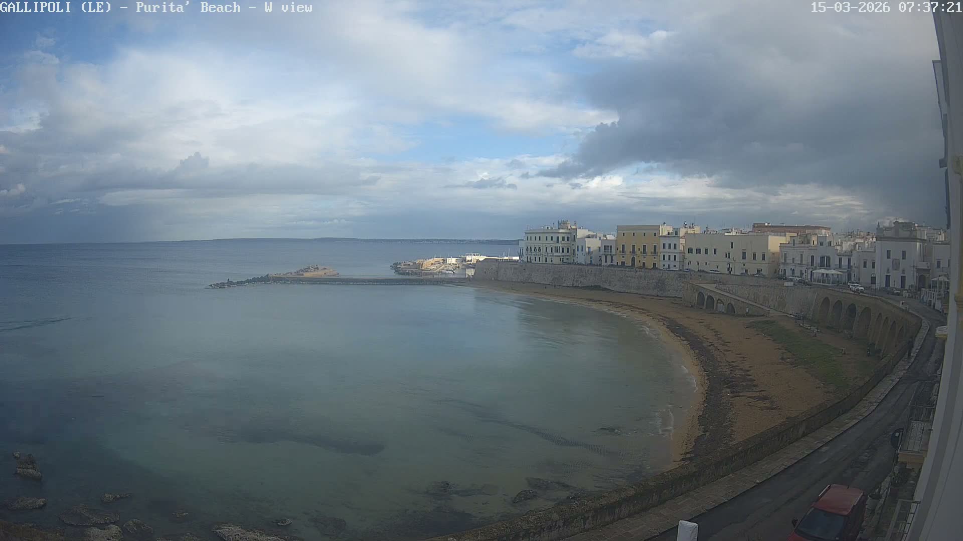 Gallipoli, Purita Beach Live Cam -  Apulia, Italy