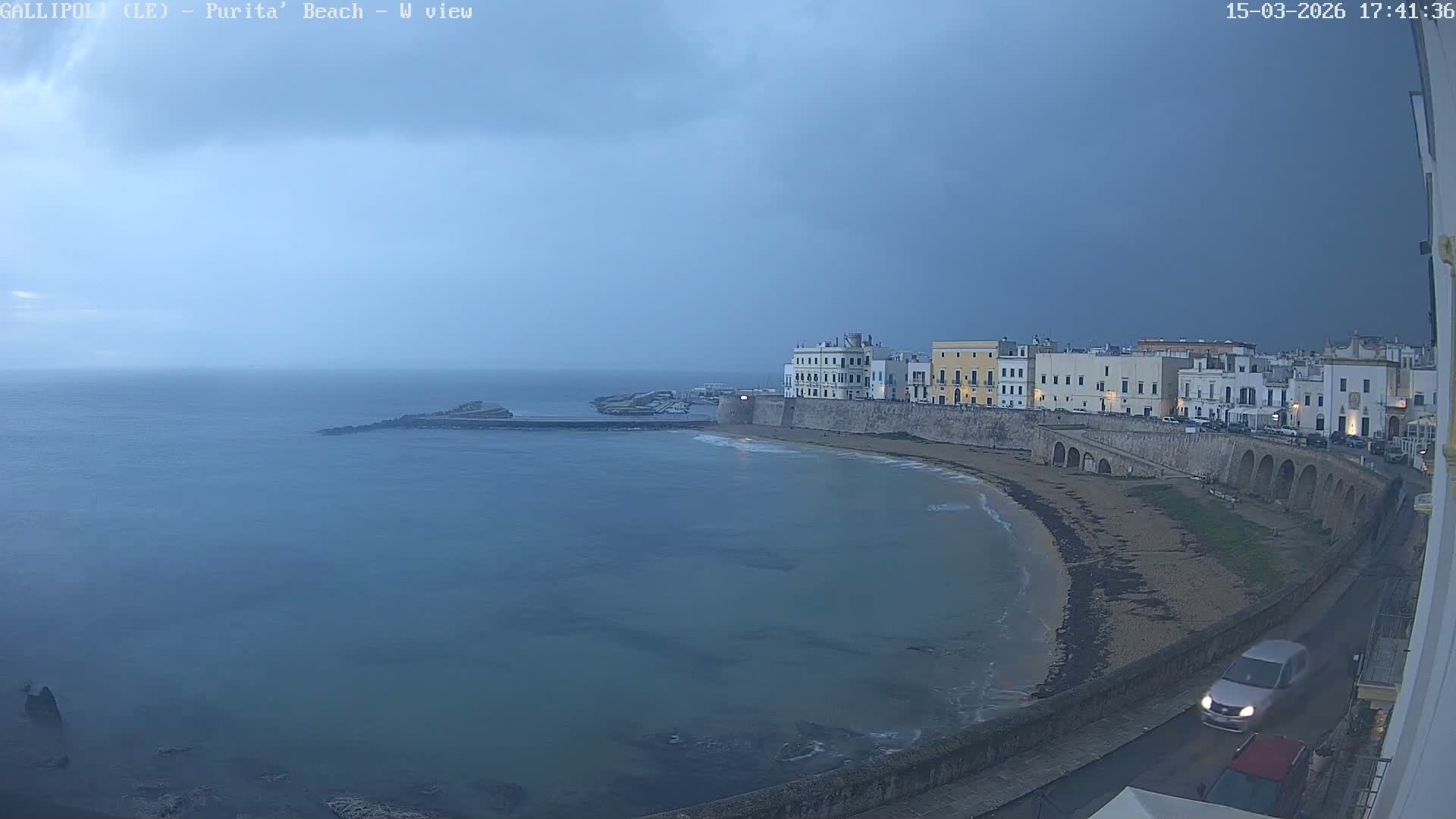 Gallipoli, Purita Beach Live Cam -  Apulia, Italy