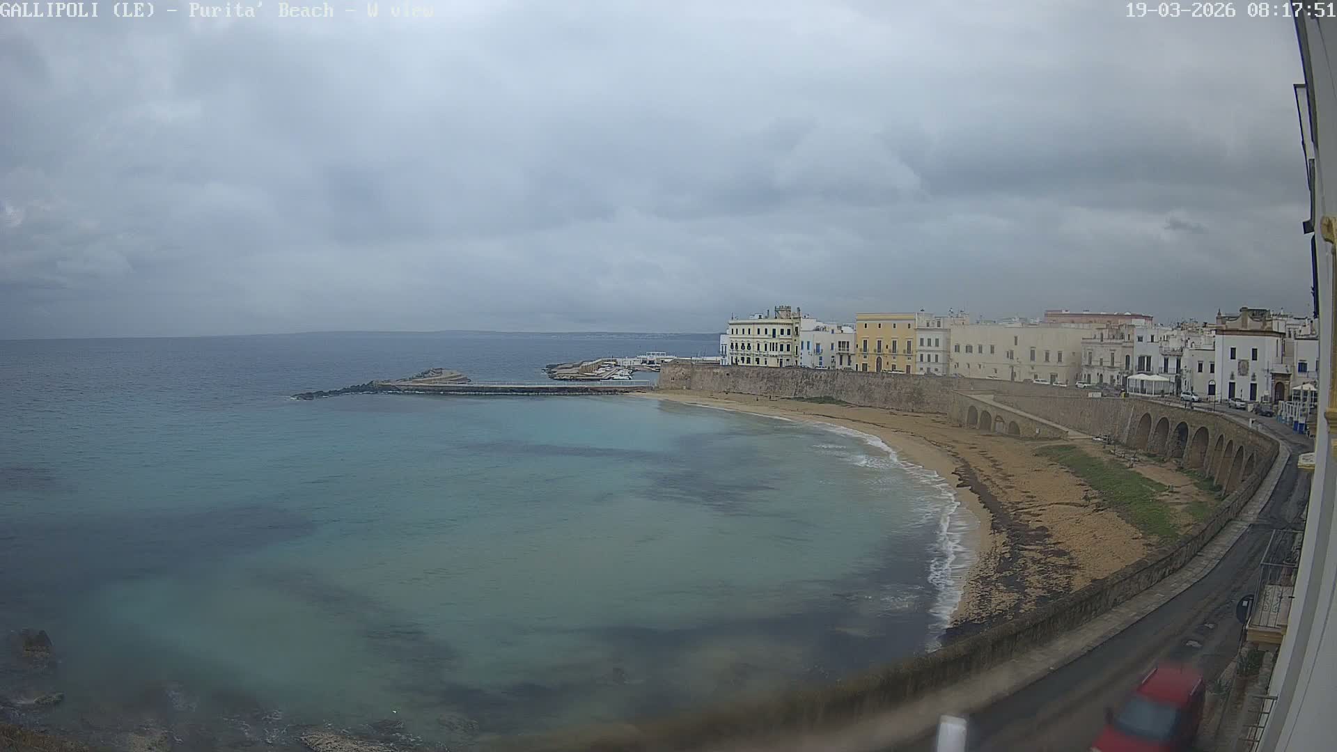 Gallipoli, Purita Beach Live Cam -  Apulia, Italy