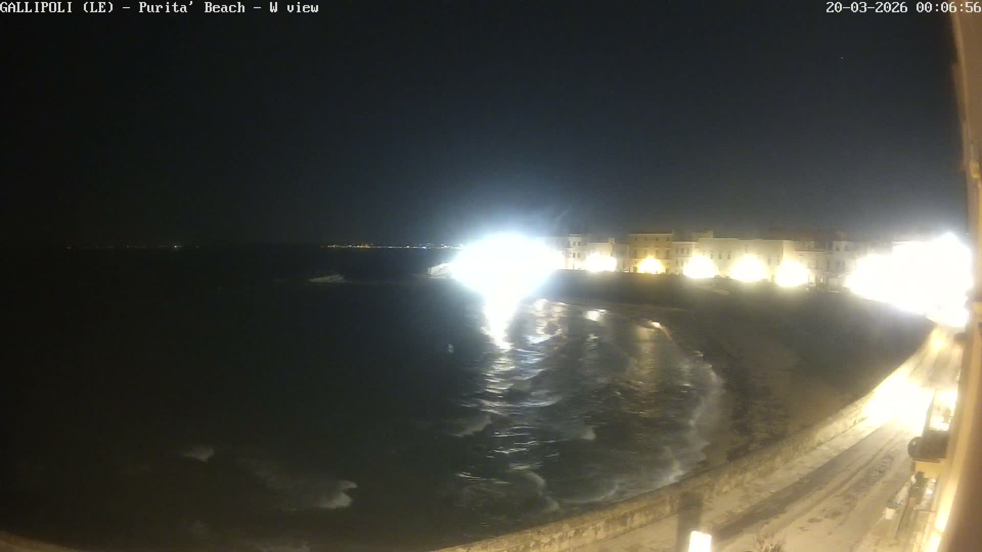 Gallipoli, Purita Beach Live Cam -  Apulia, Italy