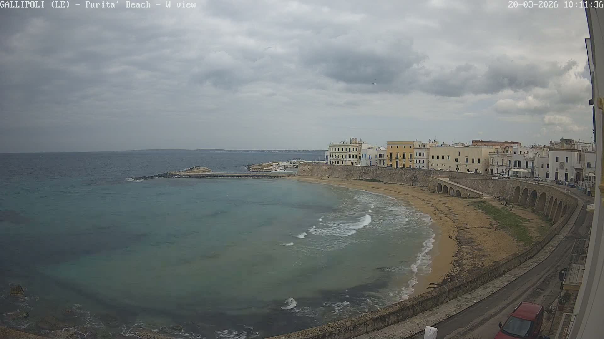 Gallipoli, Purita Beach Live Cam -  Apulia, Italy