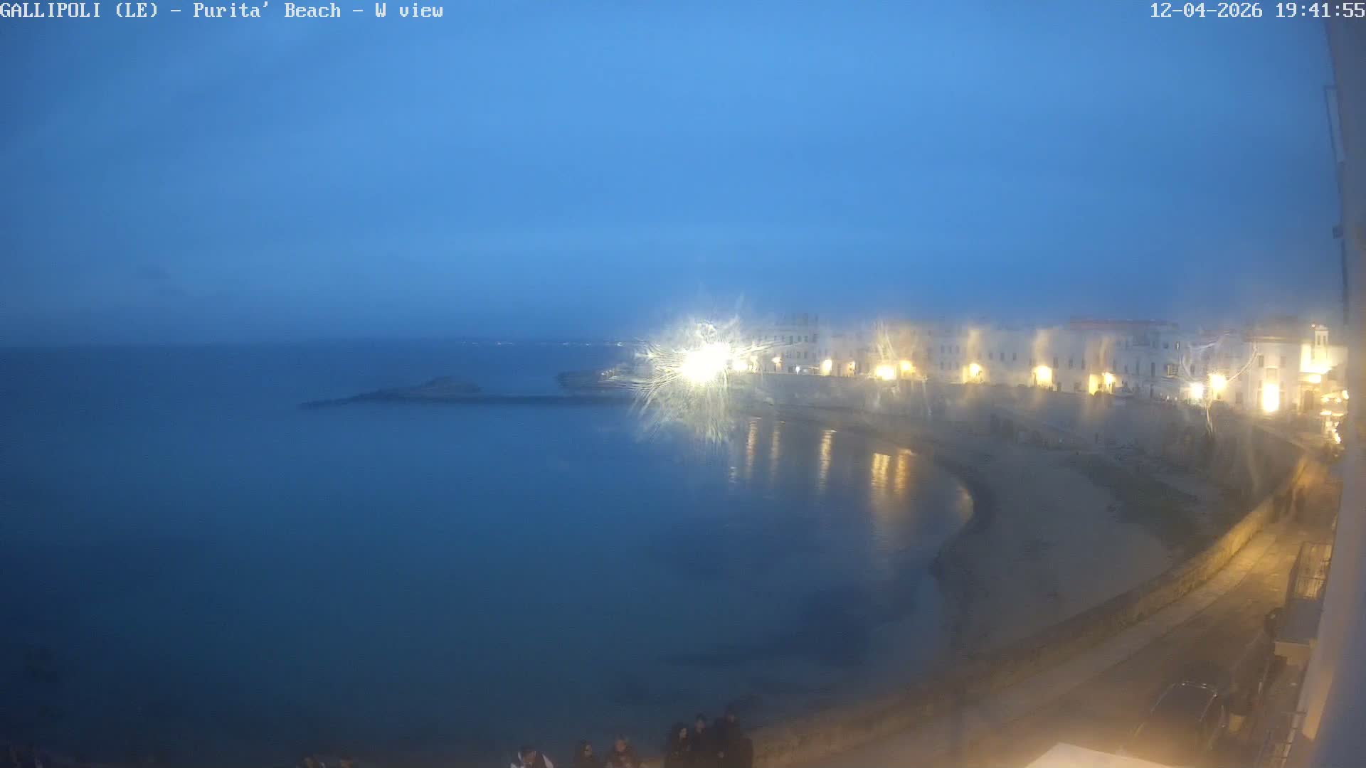 Gallipoli, Purita Beach Live Cam -  Apulia, Italy