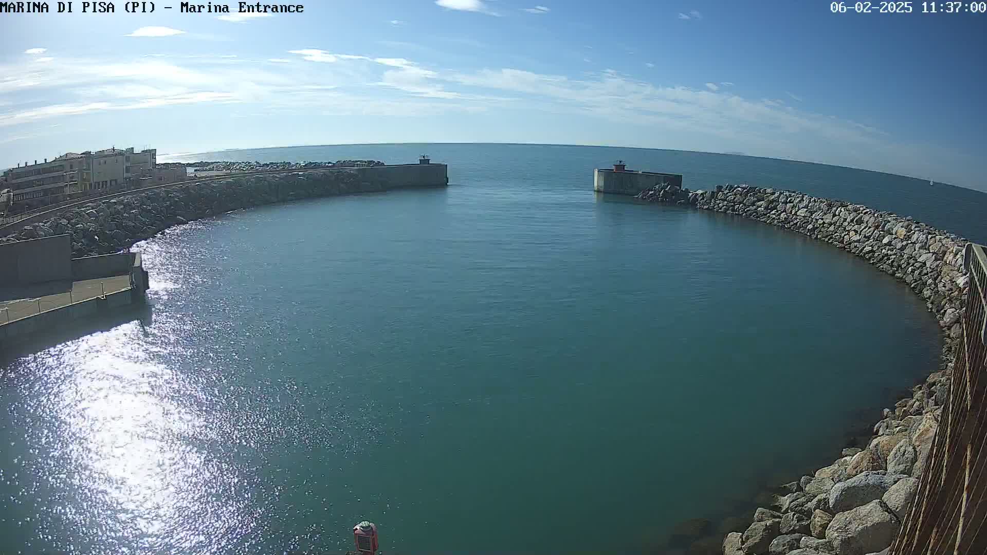Port of Pisa Marina Live Cam - Pisa, Tuscany, Italy