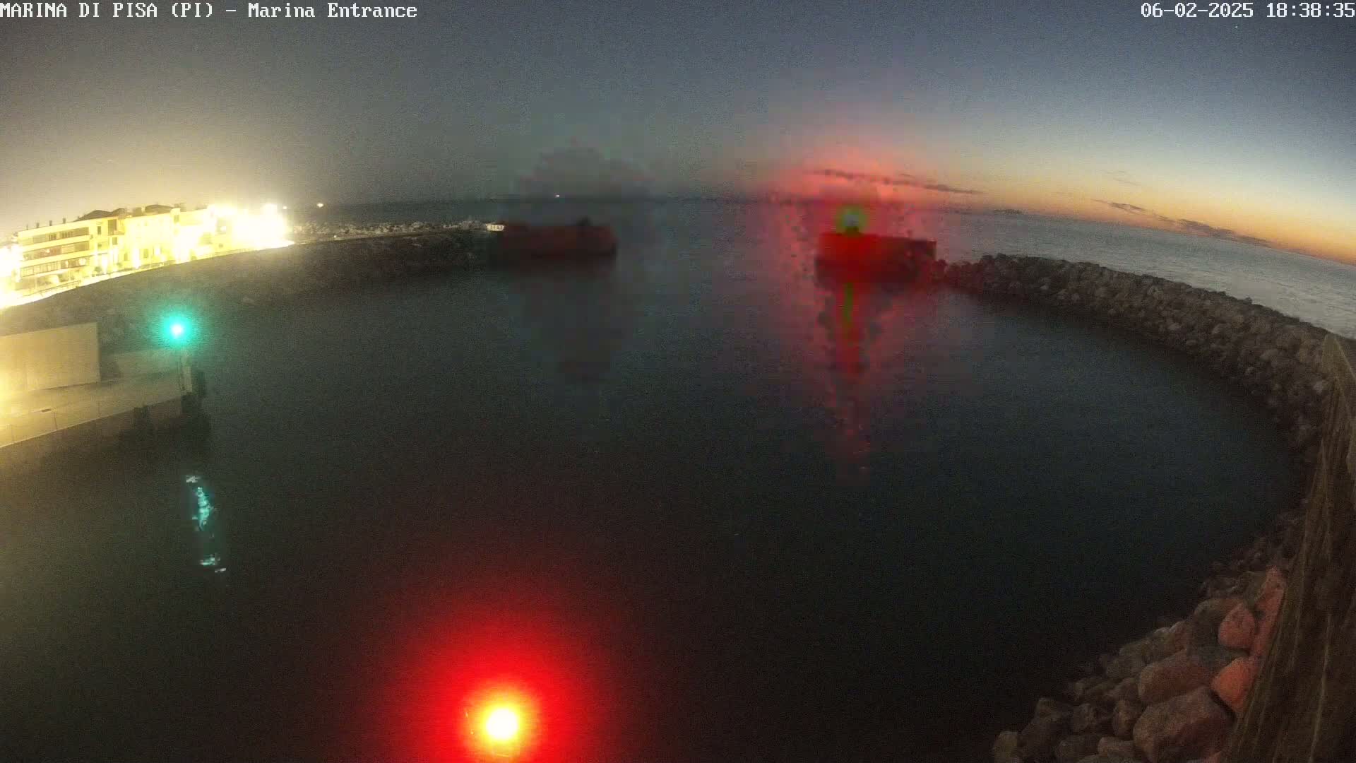 Port of Pisa Marina Live Cam - Pisa, Tuscany, Italy
