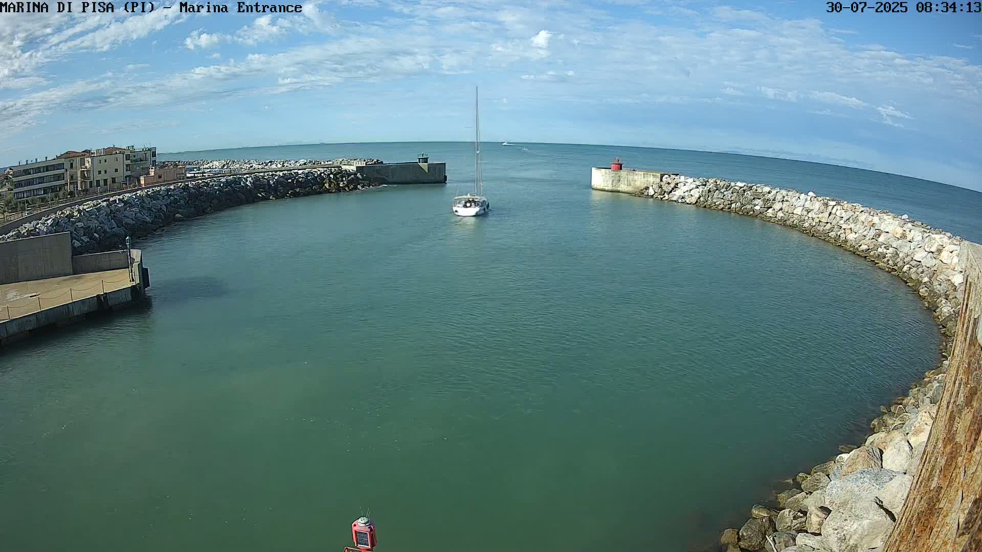 Port of Pisa Marina Live Cam - Pisa, Tuscany, Italy