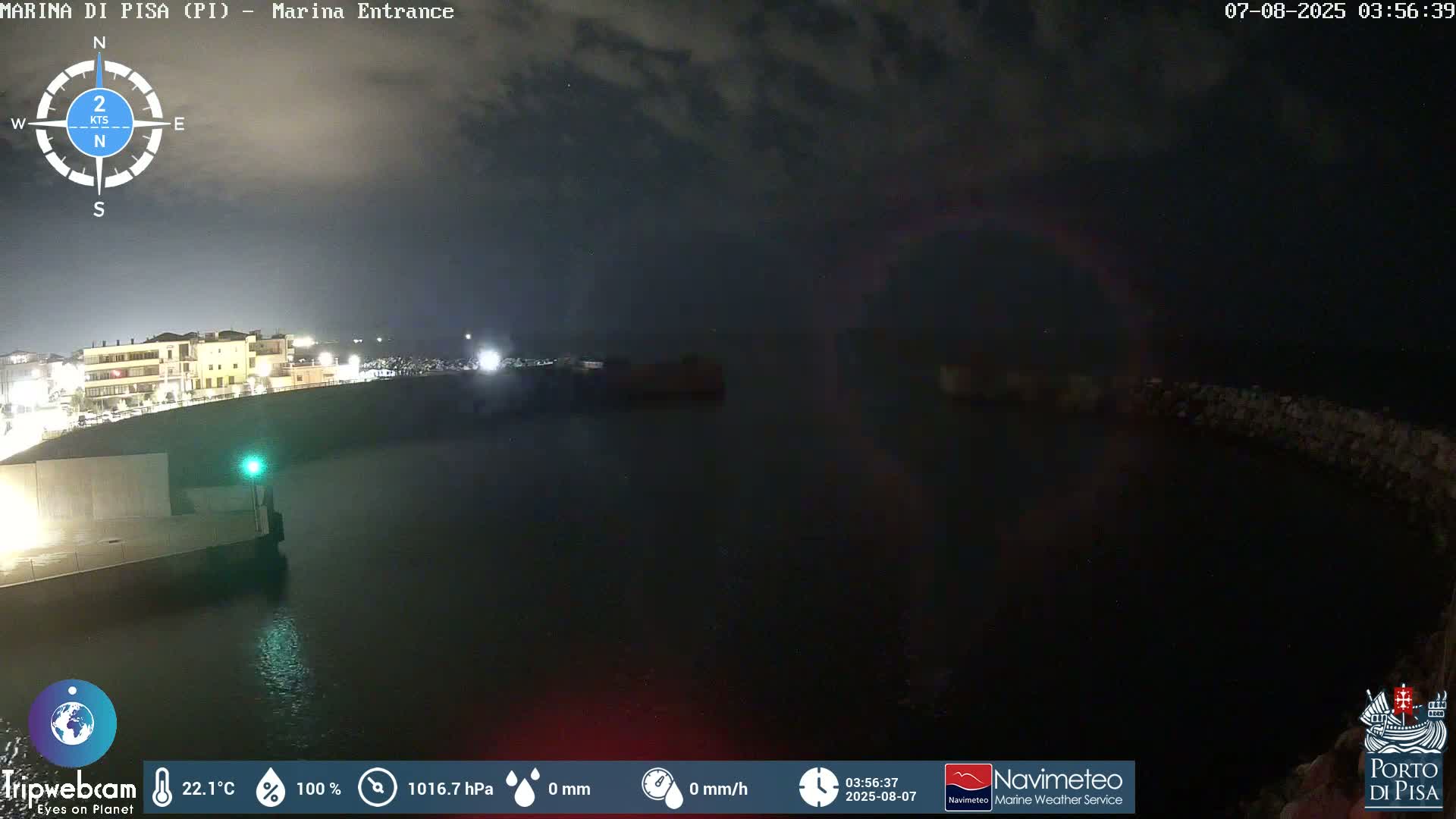 Port of Pisa Marina Live Cam - Pisa, Tuscany, Italy