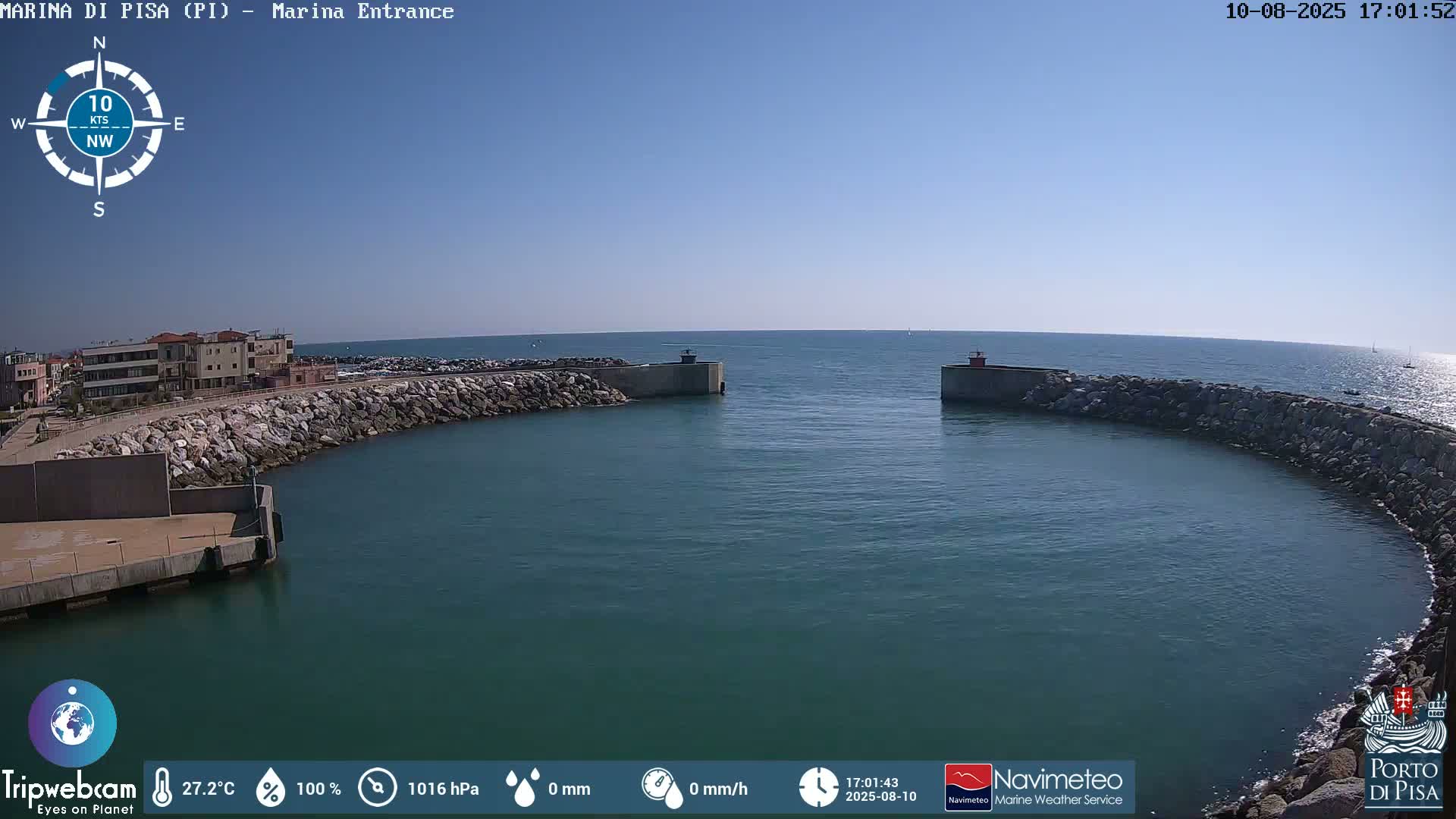 Port of Pisa Marina Live Cam - Pisa, Tuscany, Italy