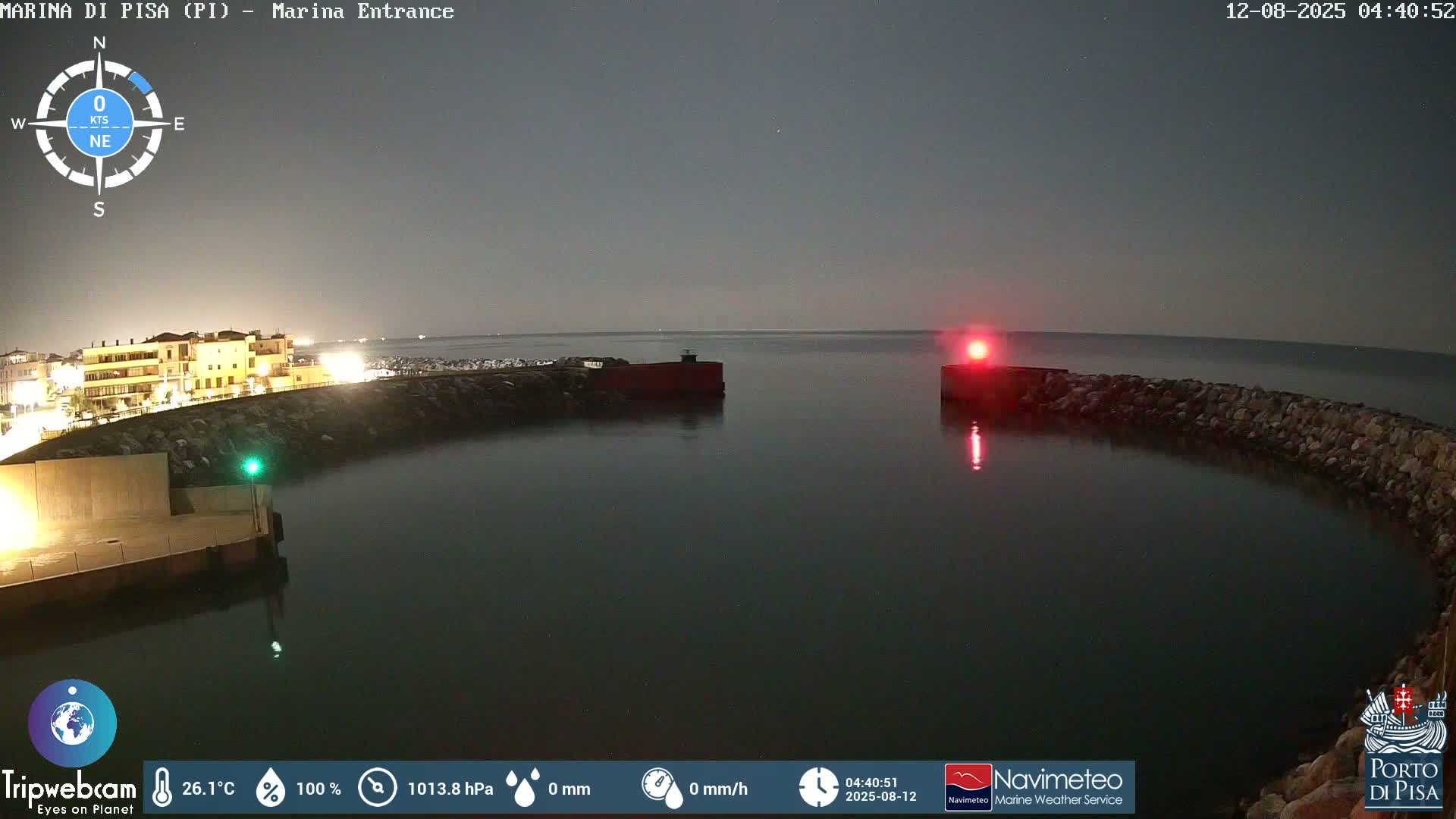 Port of Pisa Marina Live Cam - Pisa, Tuscany, Italy
