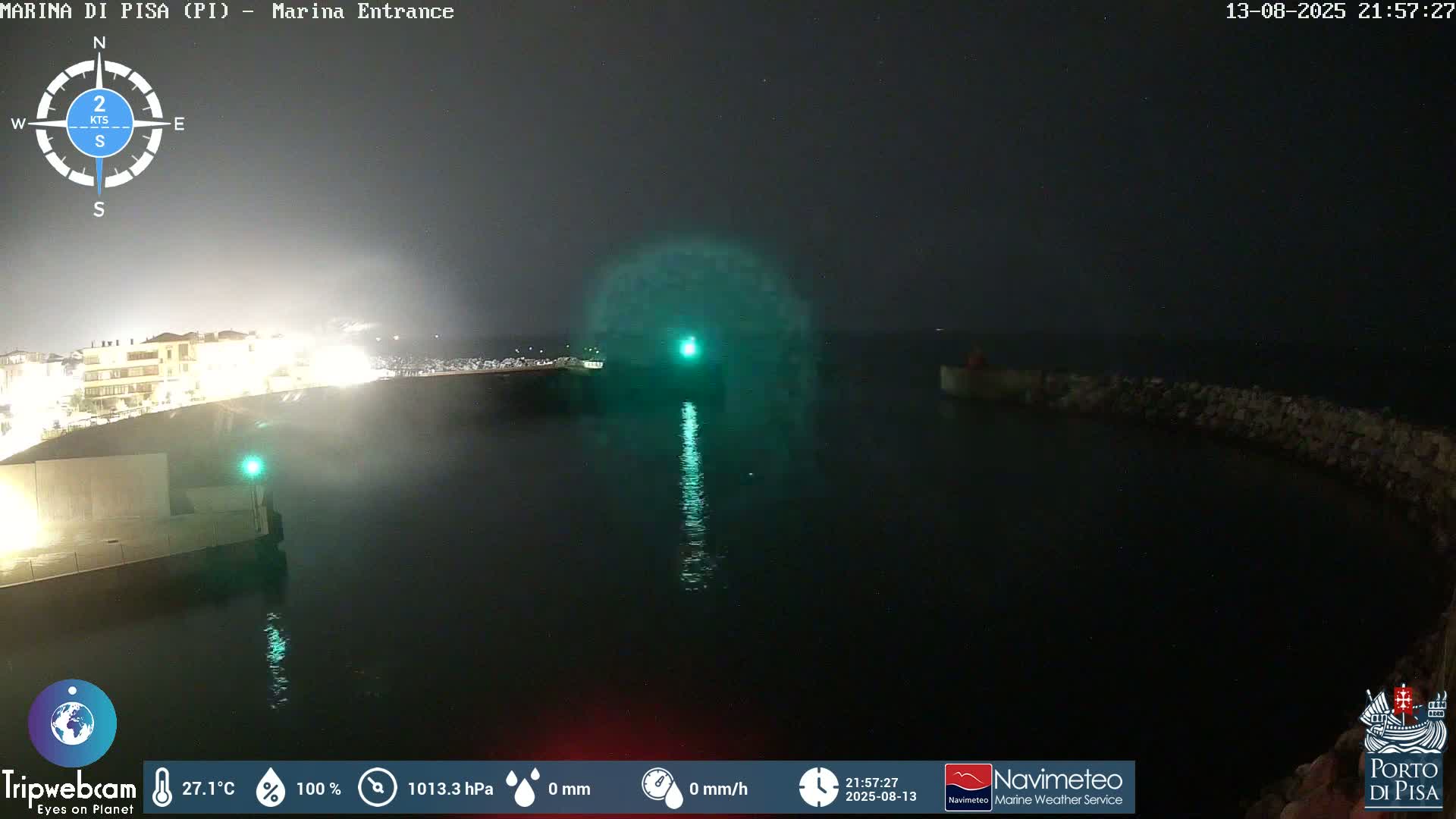 Port of Pisa Marina Live Cam - Pisa, Tuscany, Italy