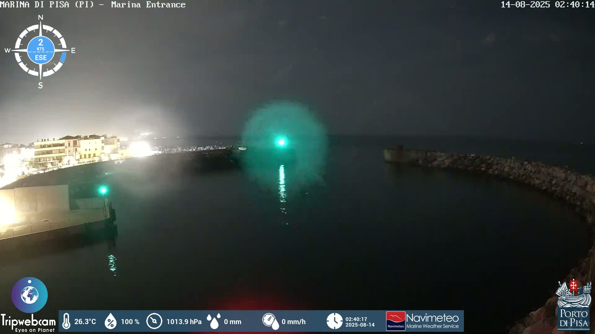 Port of Pisa Marina Live Cam - Pisa, Tuscany, Italy