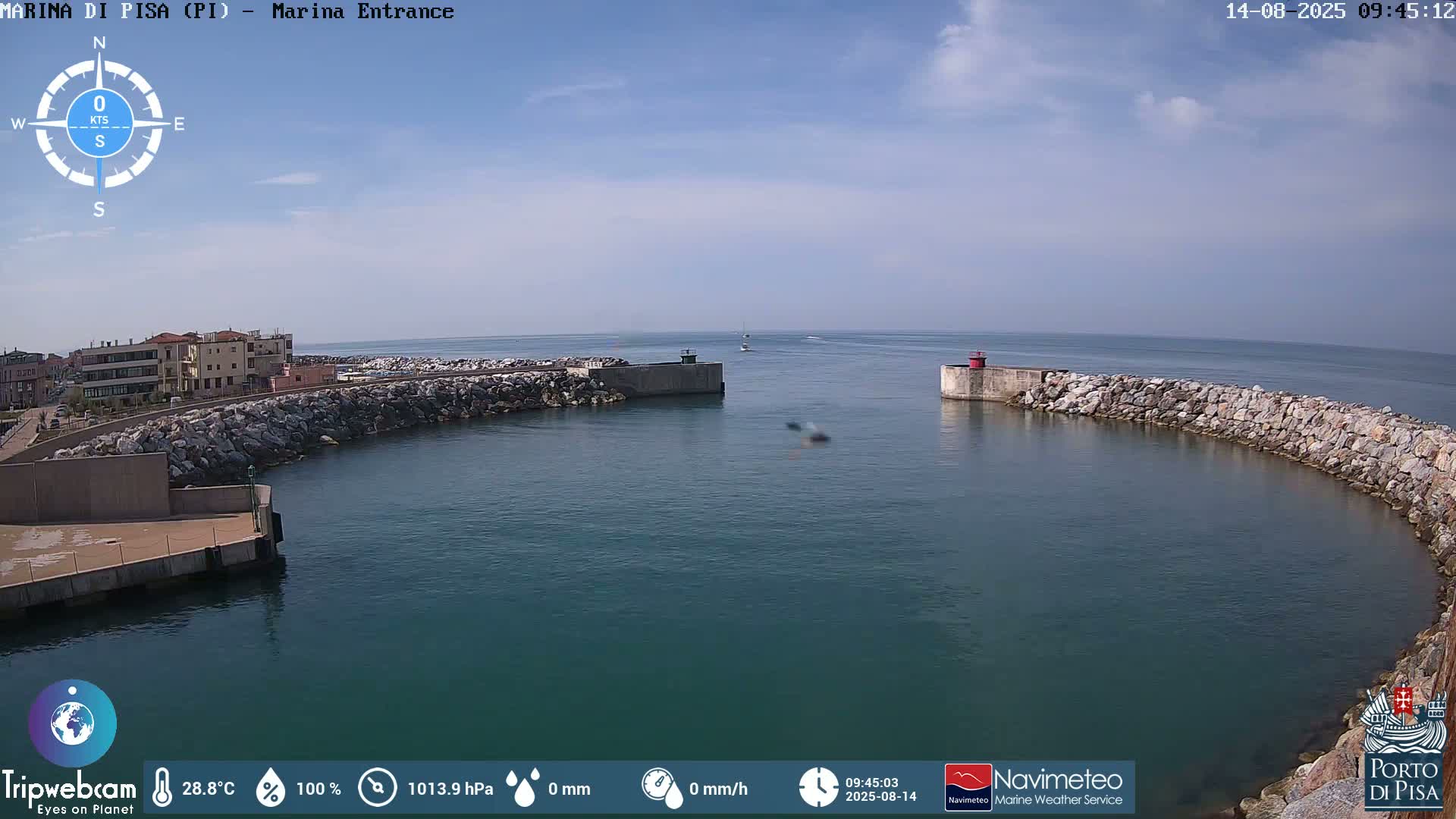 Port of Pisa Marina Live Cam - Pisa, Tuscany, Italy
