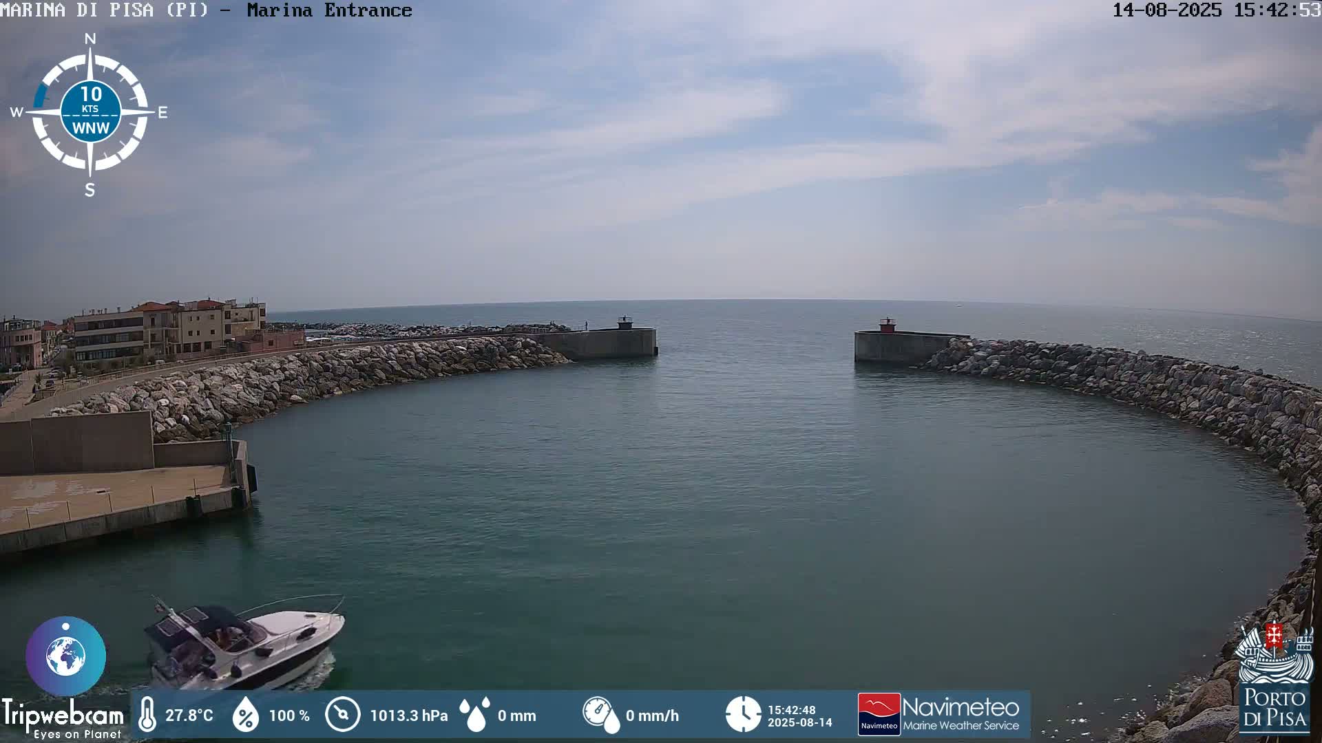 Port of Pisa Marina Live Cam - Pisa, Tuscany, Italy