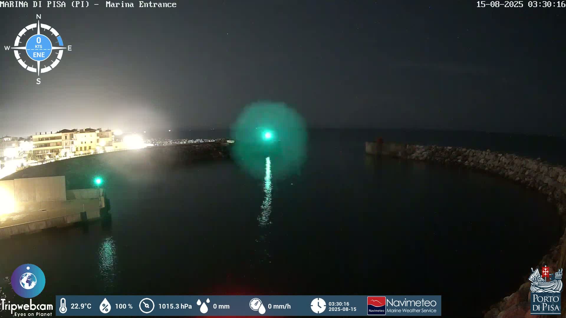 Port of Pisa Marina Live Cam - Pisa, Tuscany, Italy
