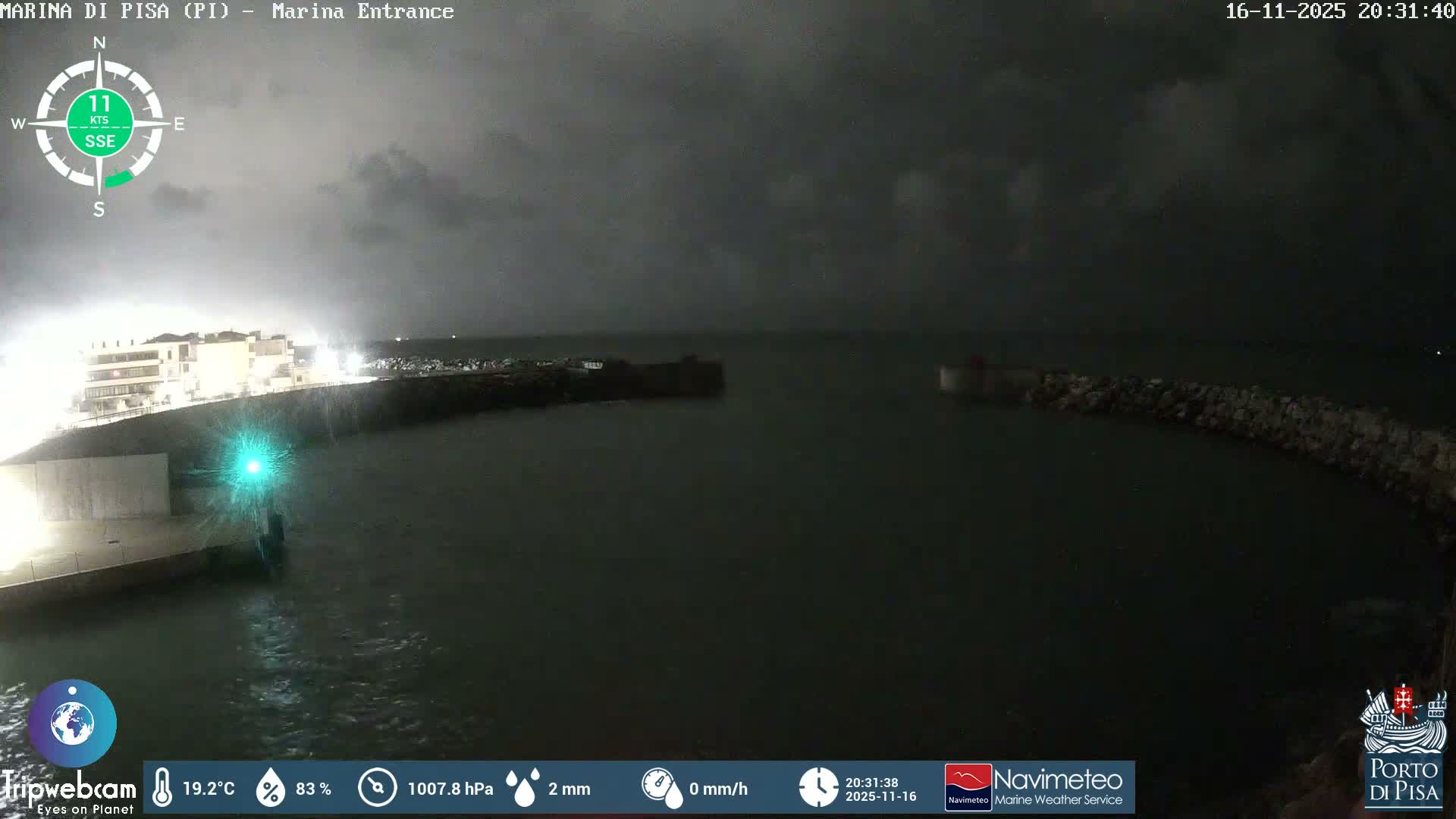 Port of Pisa Marina Live Cam - Pisa, Tuscany, Italy