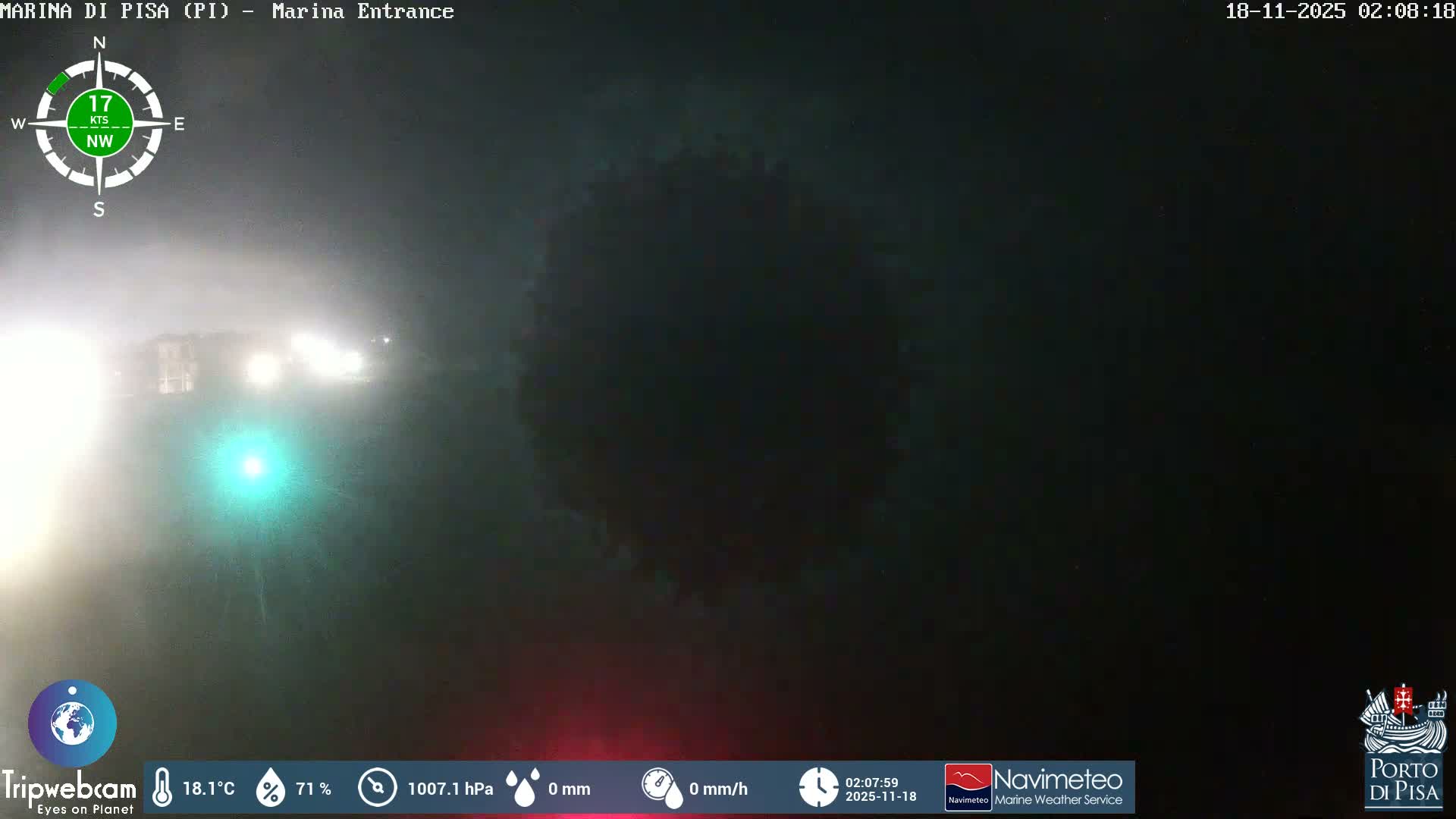 Port of Pisa Marina Live Cam - Pisa, Tuscany, Italy