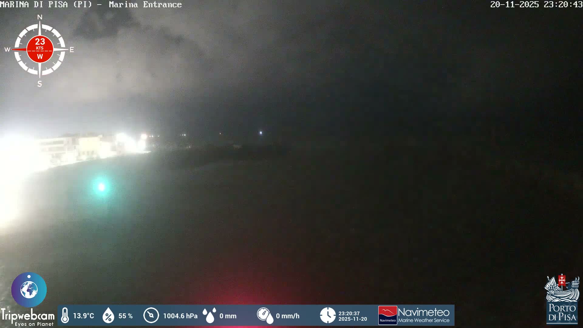 Port of Pisa Marina Live Cam - Pisa, Tuscany, Italy