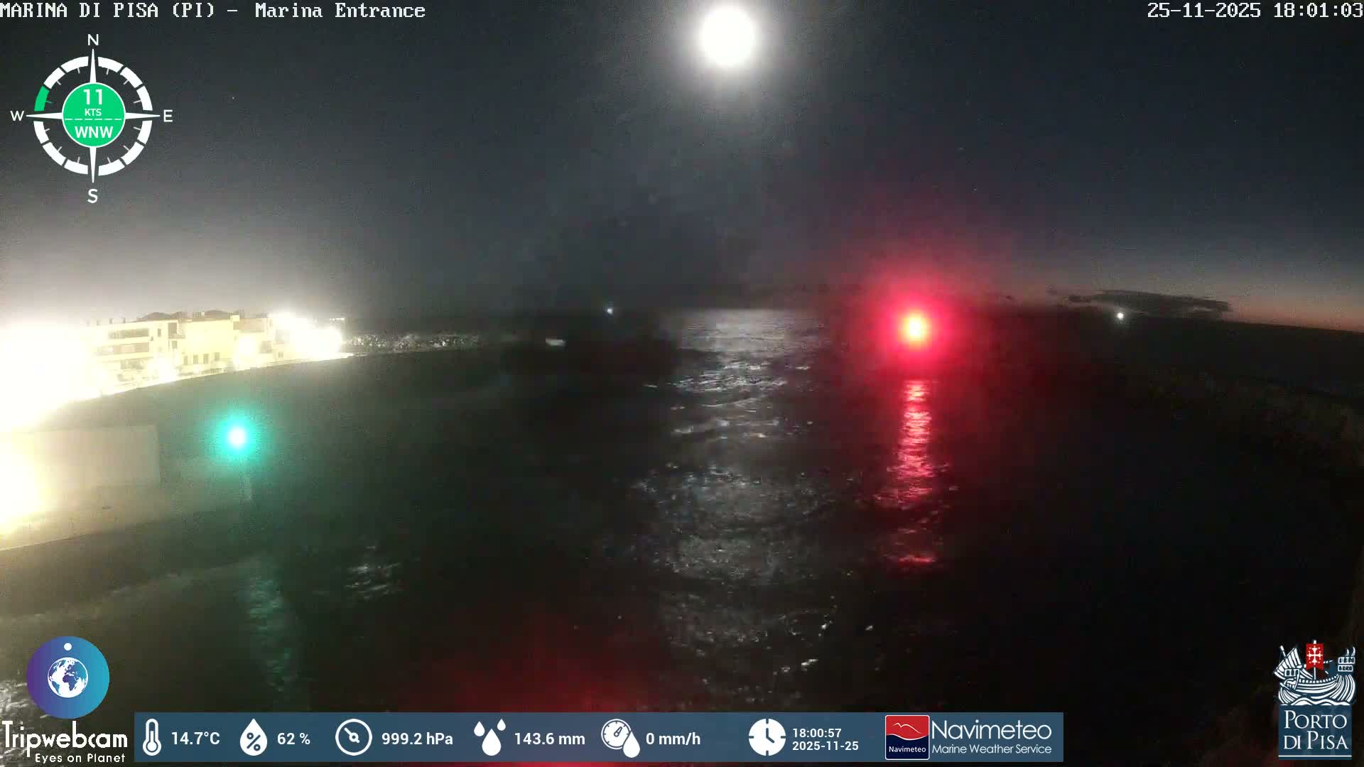 Port of Pisa Marina Live Cam - Pisa, Tuscany, Italy