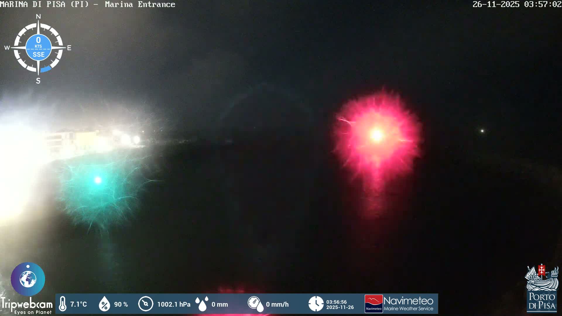 Port of Pisa Marina Live Cam - Pisa, Tuscany, Italy