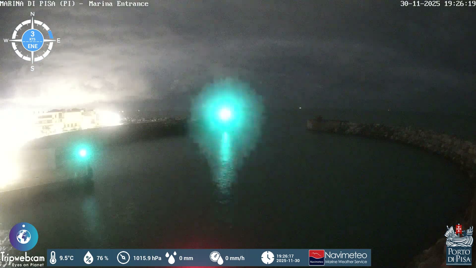 Port of Pisa Marina Live Cam - Pisa, Tuscany, Italy