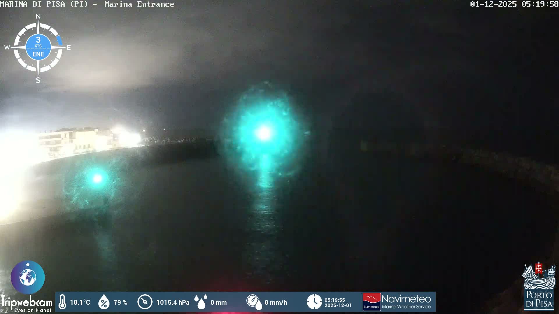 Port of Pisa Marina Live Cam - Pisa, Tuscany, Italy