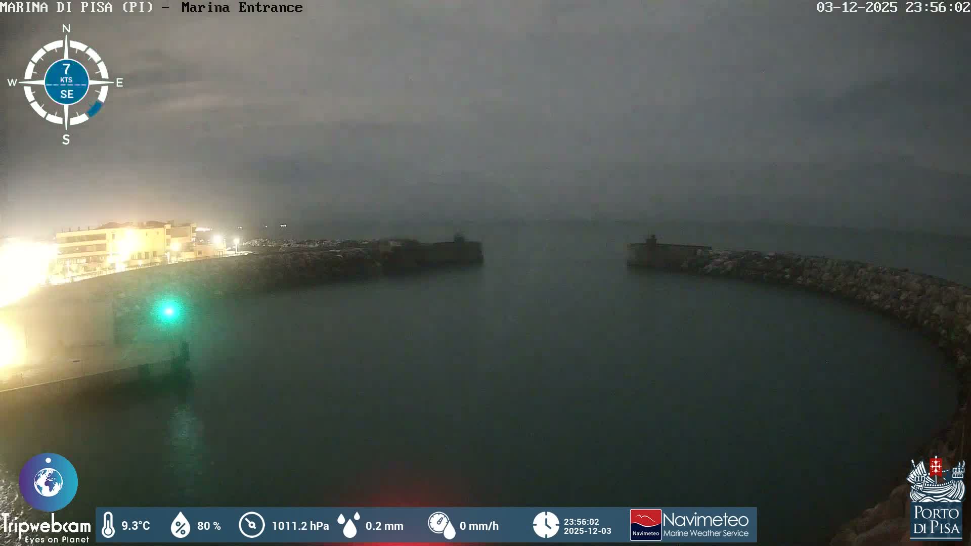 Port of Pisa Marina Live Cam - Pisa, Tuscany, Italy