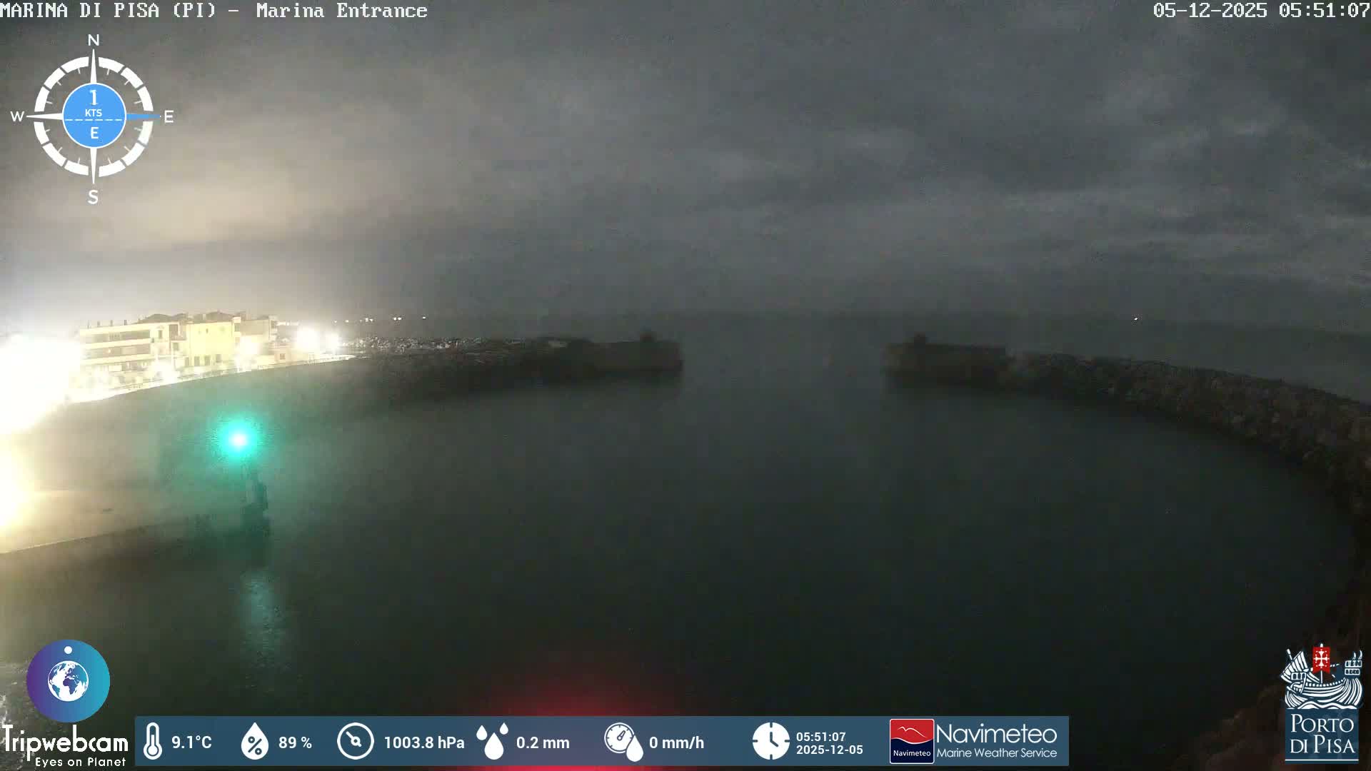 Port of Pisa Marina Live Cam - Pisa, Tuscany, Italy