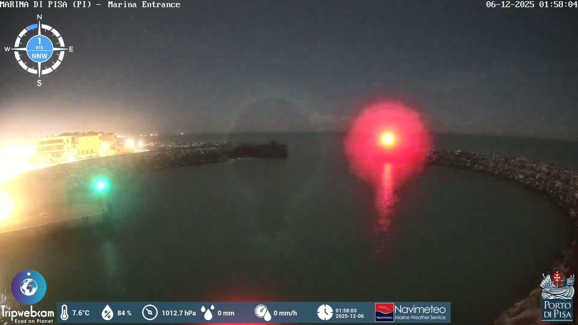 Port of Pisa Marina Live Cam - Pisa, Tuscany, Italy