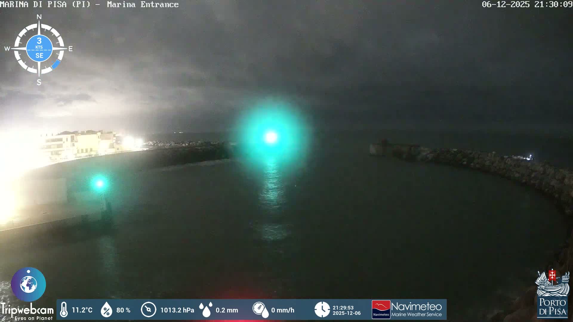 Port of Pisa Marina Live Cam - Pisa, Tuscany, Italy