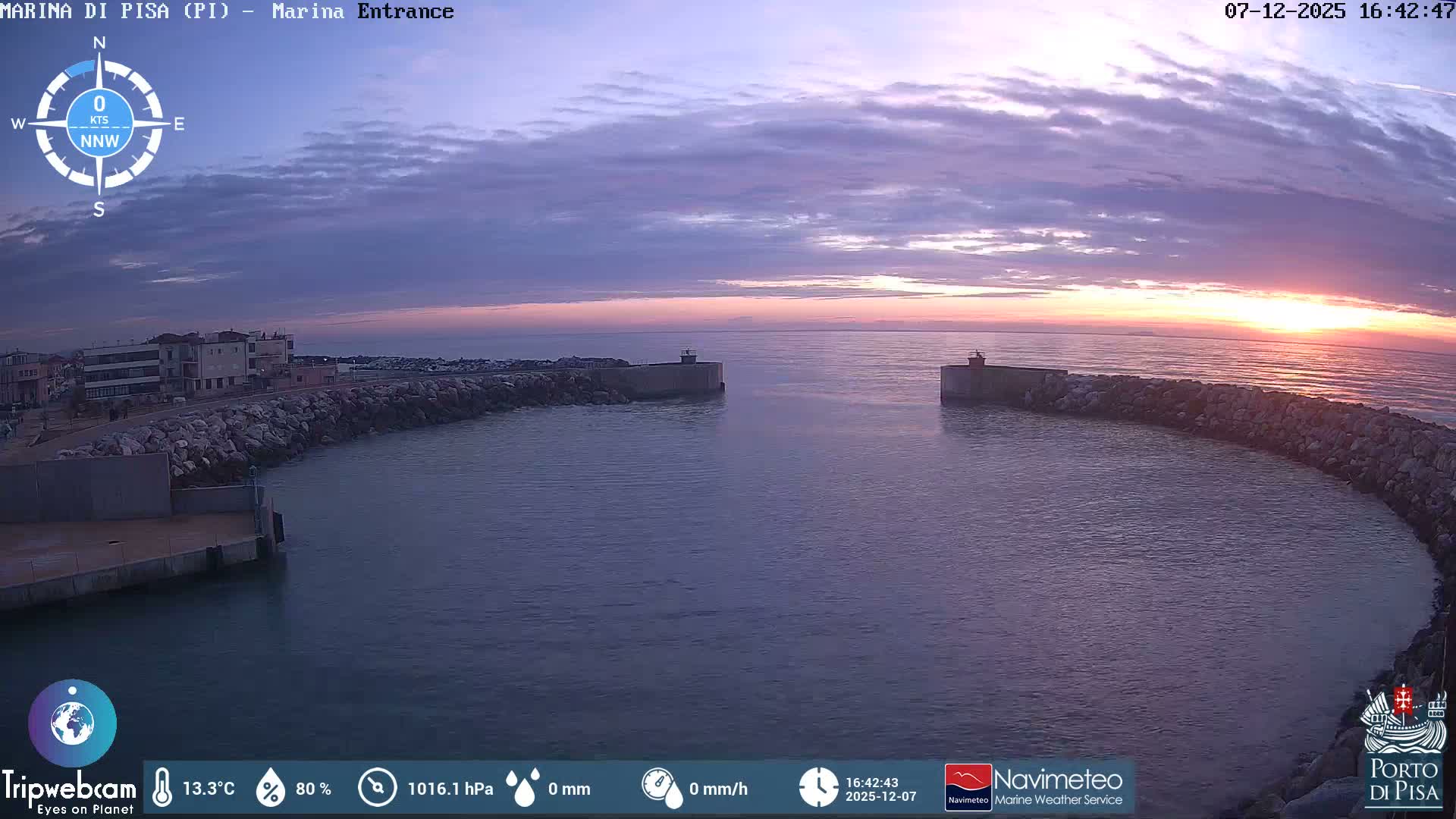 Port of Pisa Marina Live Cam - Pisa, Tuscany, Italy