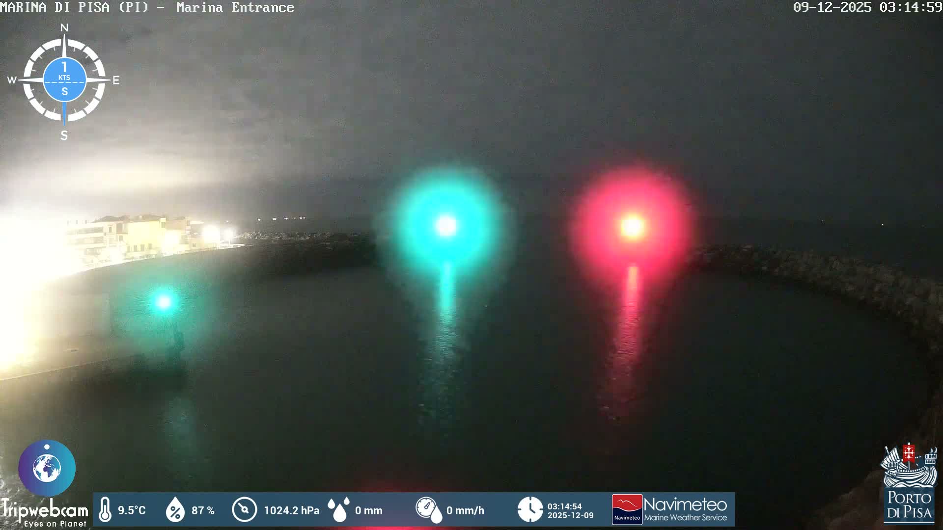 Port of Pisa Marina Live Cam - Pisa, Tuscany, Italy