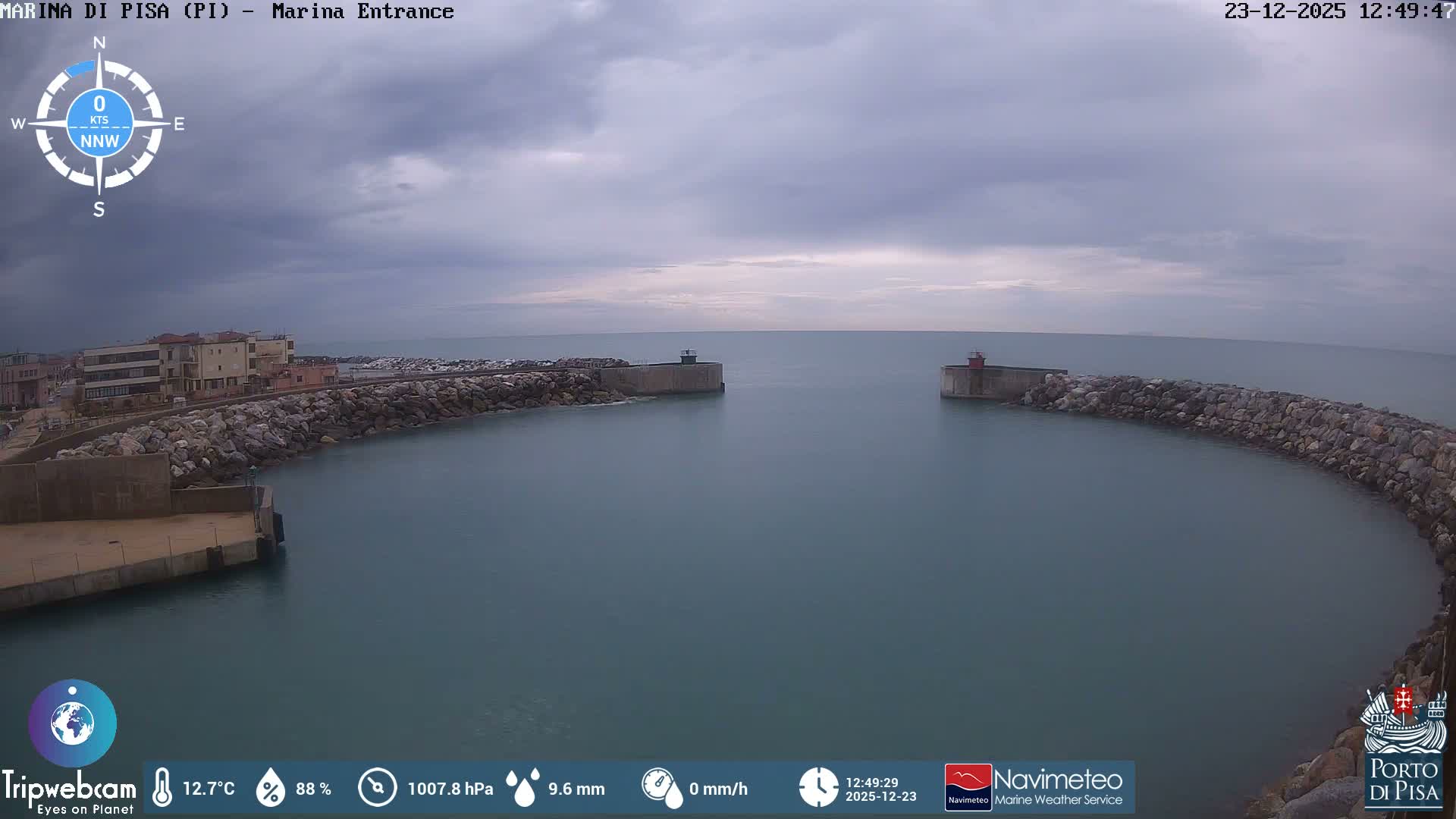 Port of Pisa Marina Live Cam - Pisa, Tuscany, Italy
