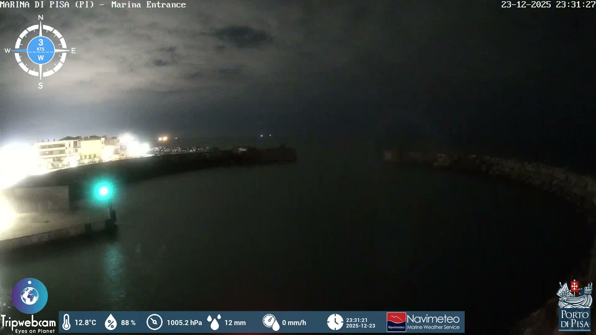 Port of Pisa Marina Live Cam - Pisa, Tuscany, Italy