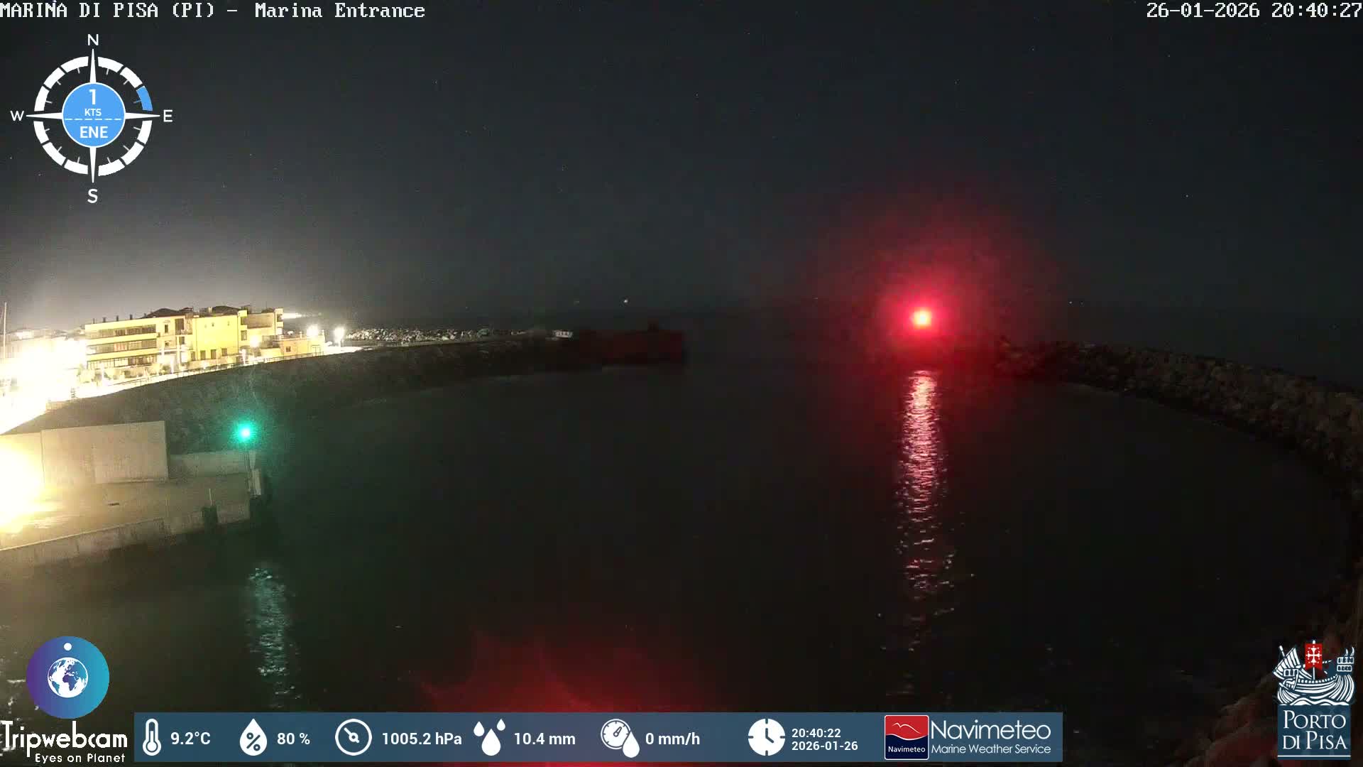 Port of Pisa Marina Live Cam - Pisa, Tuscany, Italy