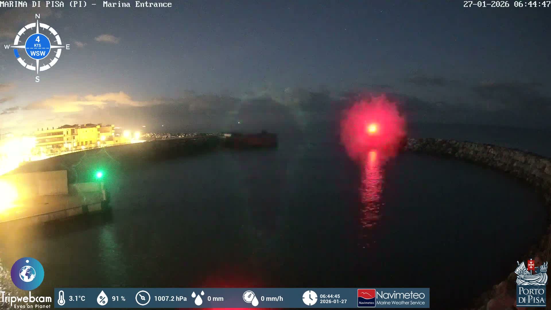 Port of Pisa Marina Live Cam - Pisa, Tuscany, Italy